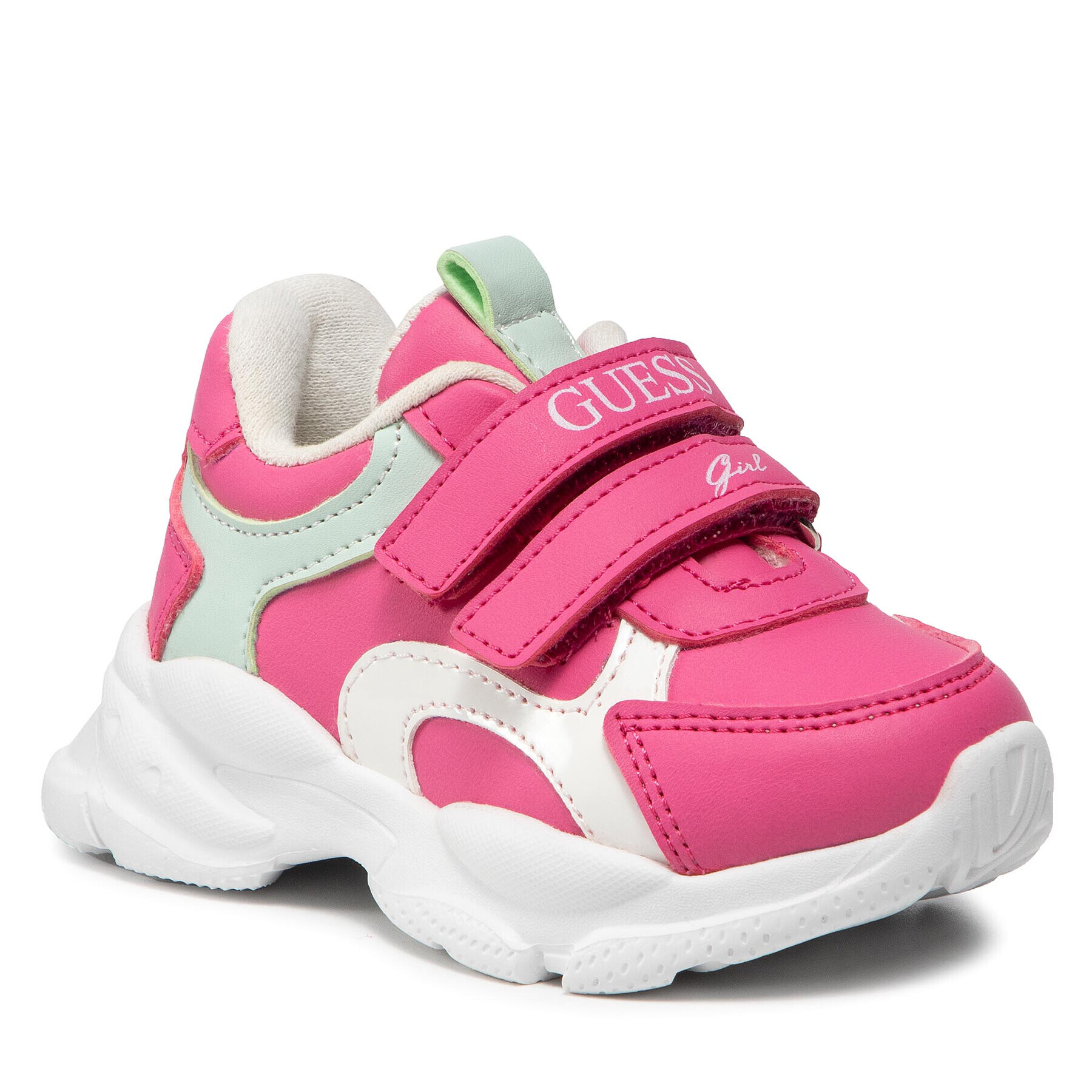 Guess Sneakers Baby Noel FT5BAN ELE12 Roz - Pled.ro