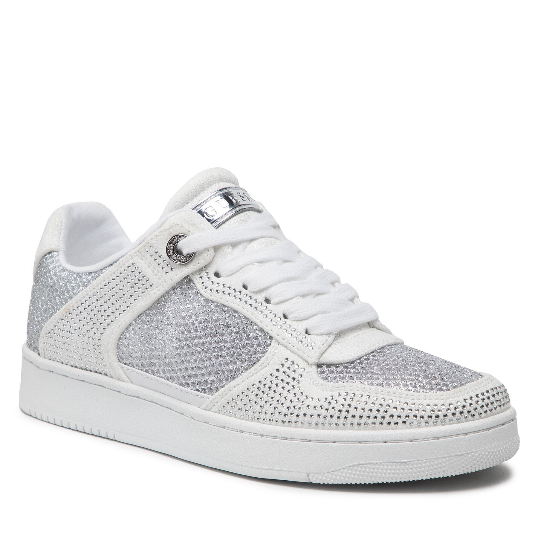 Guess Sneakers Ballinn FL6BNLESU12 Alb - Pled.ro