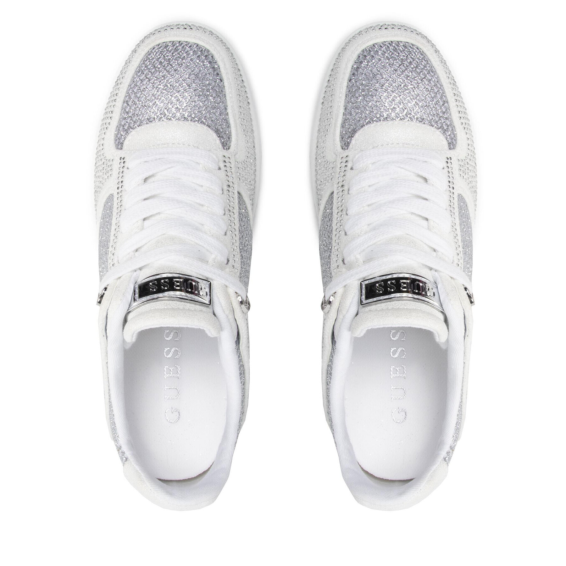 Guess Sneakers Ballinn FL6BNLESU12 Alb - Pled.ro