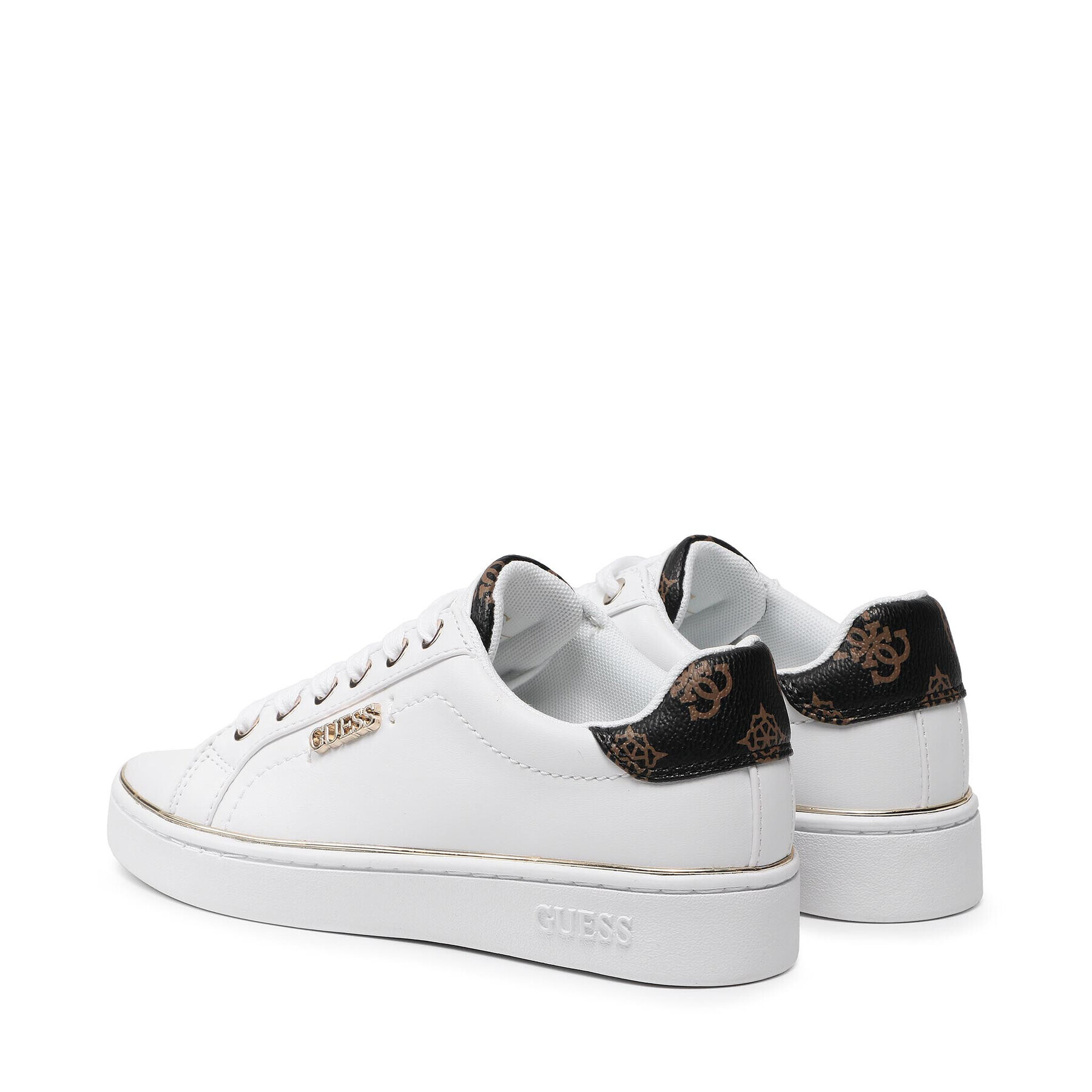 Guess Sneakers Beckie FL7BKI ELE12 Alb - Pled.ro