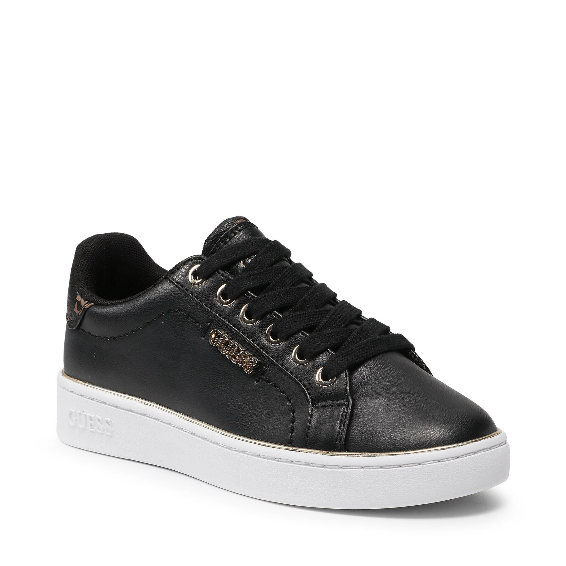 Guess Sneakers Beckie FL7BKI ELE12 Negru - Pled.ro