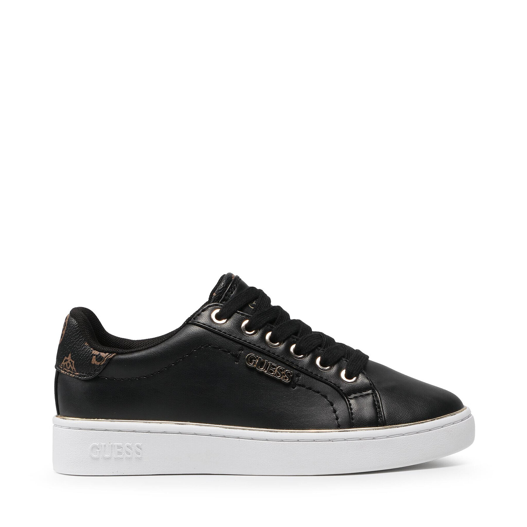 Guess Sneakers Beckie FL7BKI ELE12 Negru - Pled.ro