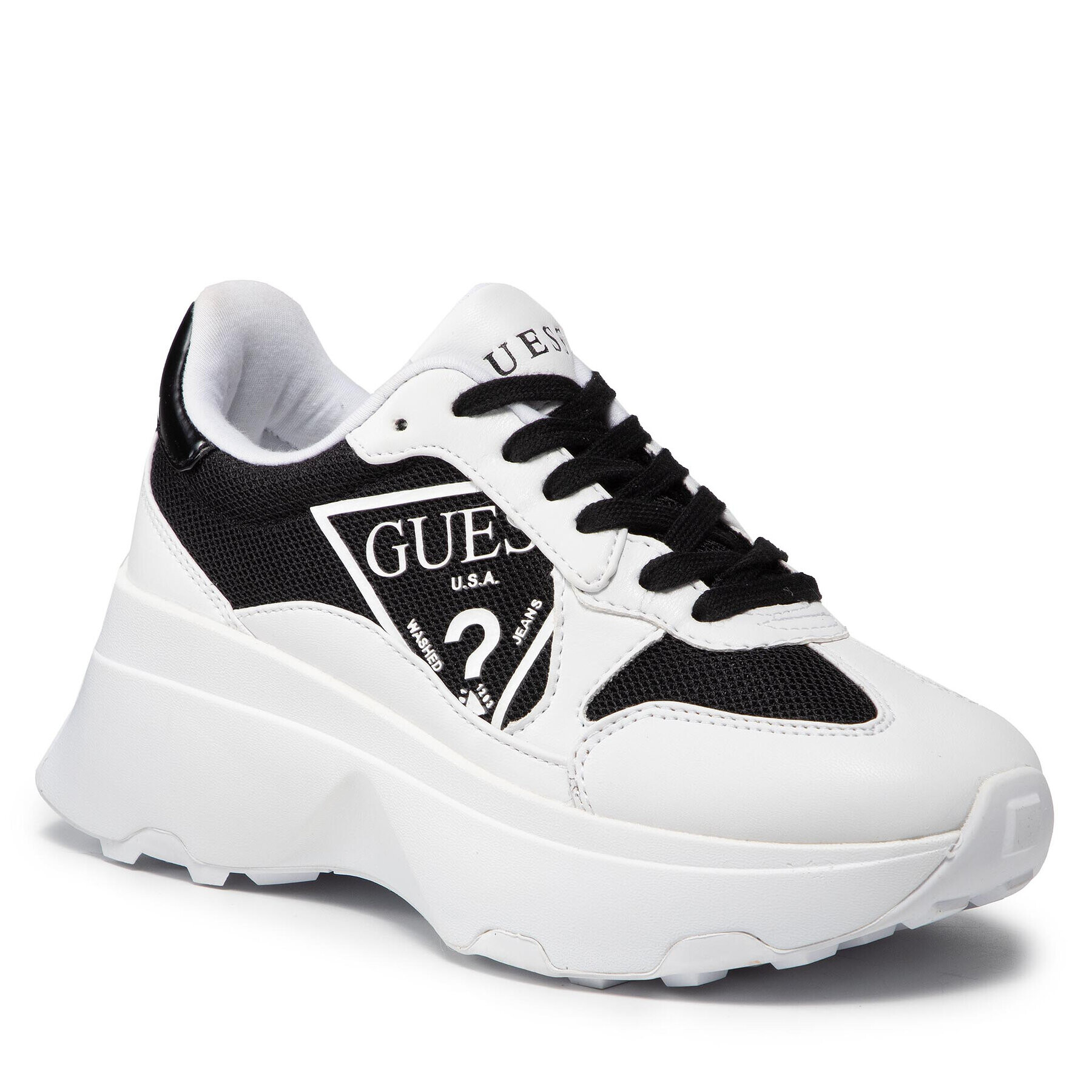 Guess Sneakers Calebb FL7CBB SMA12 Alb - Pled.ro