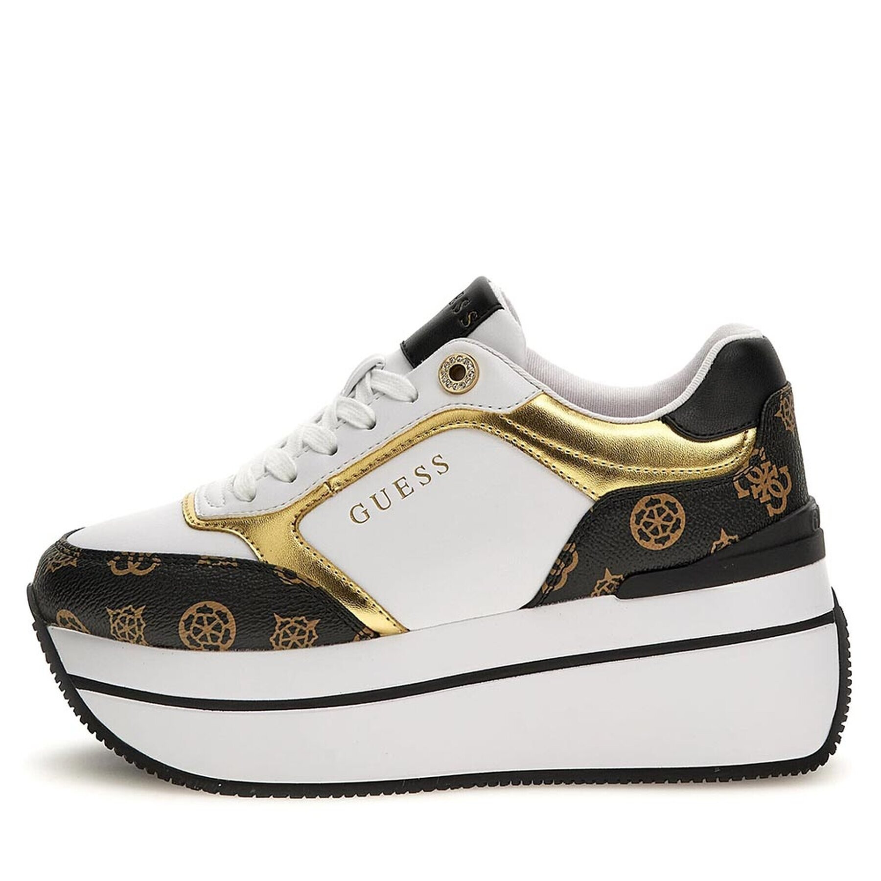 Guess Sneakers Camrio FL7CMR FAL12 Alb - Pled.ro