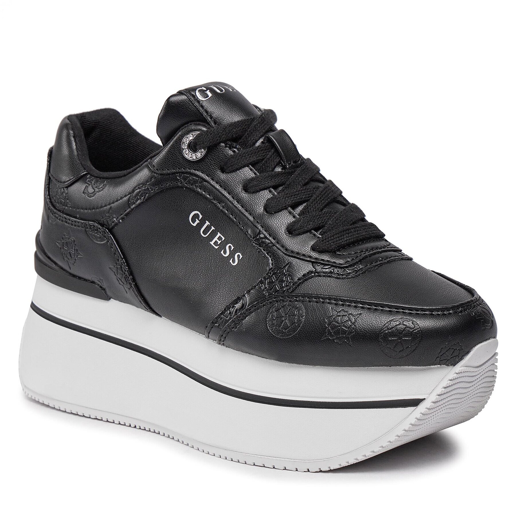 Guess Sneakers Camrio FLPCAM FAL12 Negru - Pled.ro