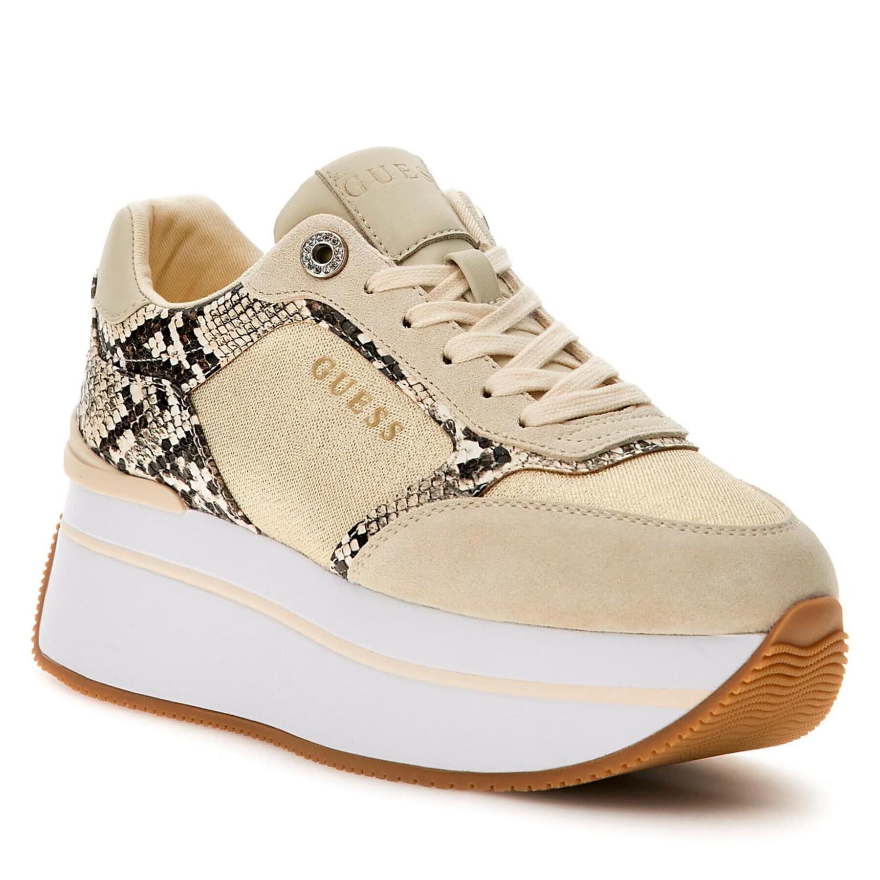 Guess Sneakers Camrio2 FL7C2M LEL12 Bej - Pled.ro