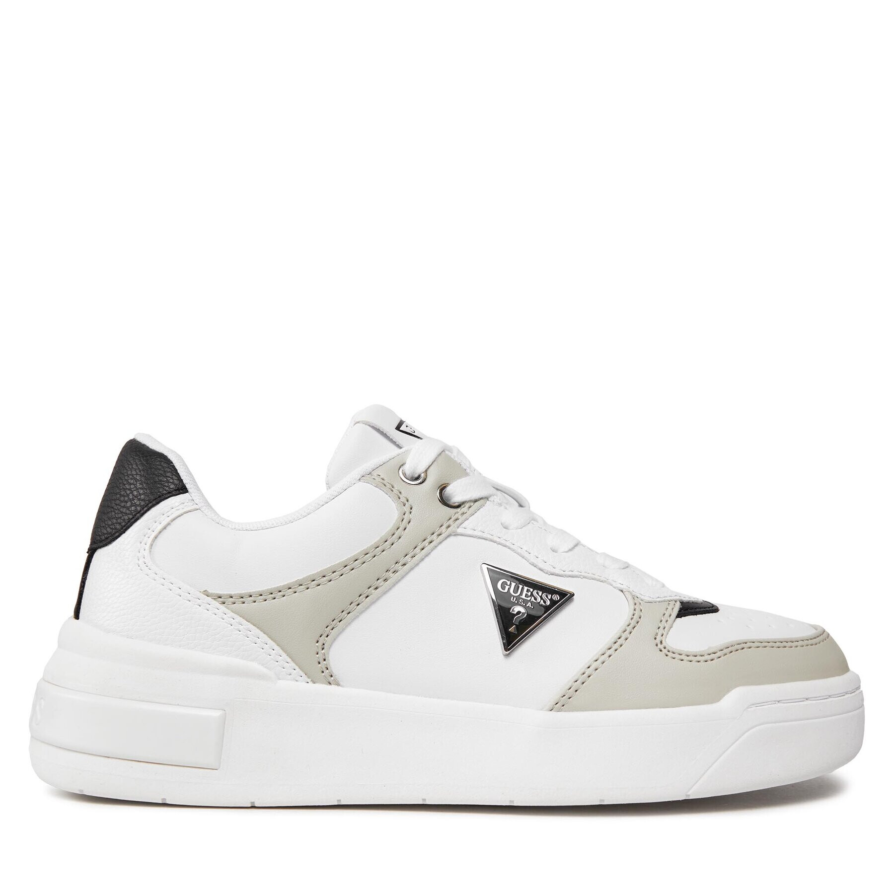 Guess Sneakers Clarkz2 FLPCLK ELE12 Bej - Pled.ro