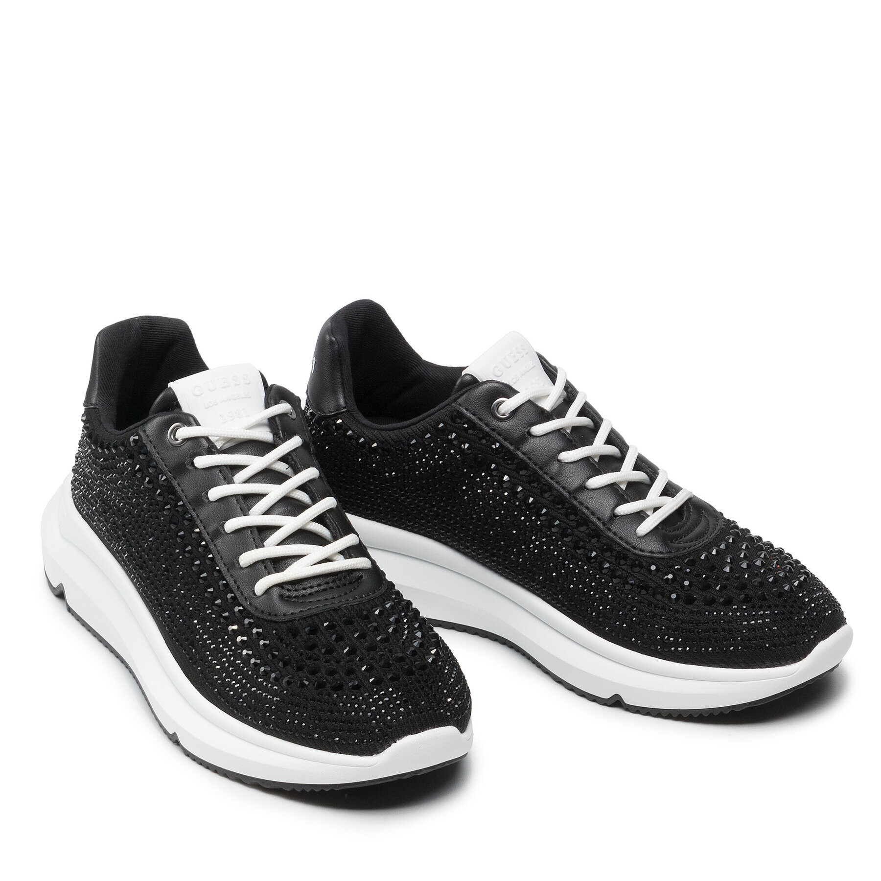 Guess Sneakers Deglitz FL6DGZ FAB12 Negru - Pled.ro