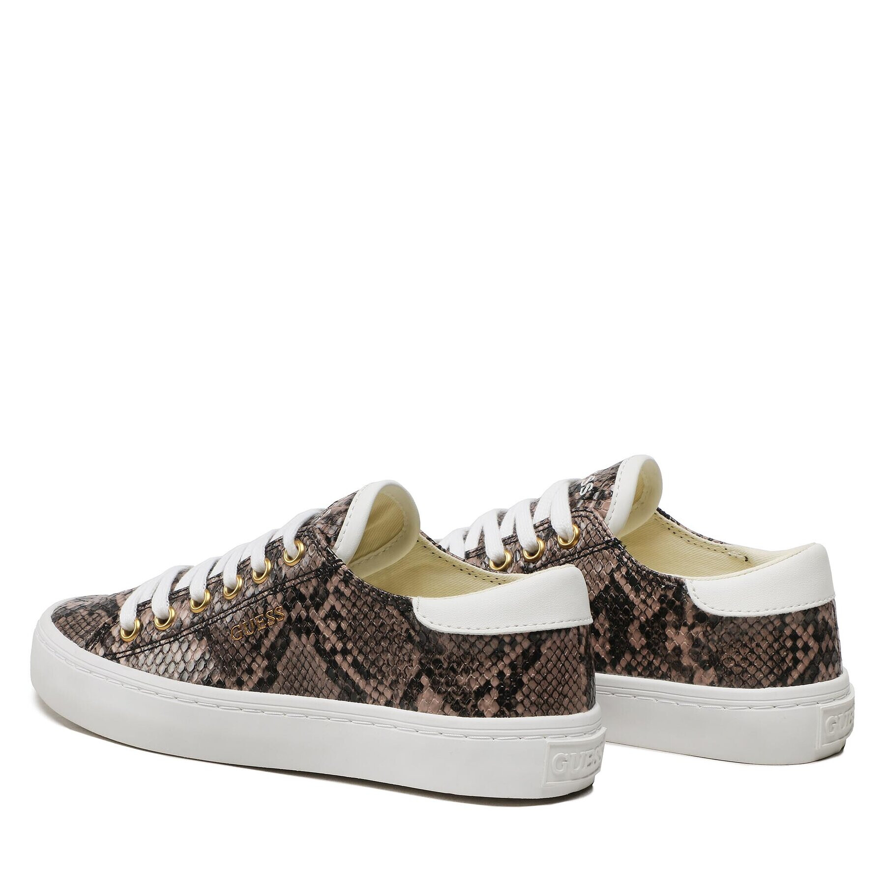 Guess Sneakers Ester Carry Over FL5EST PEL12 Maro - Pled.ro