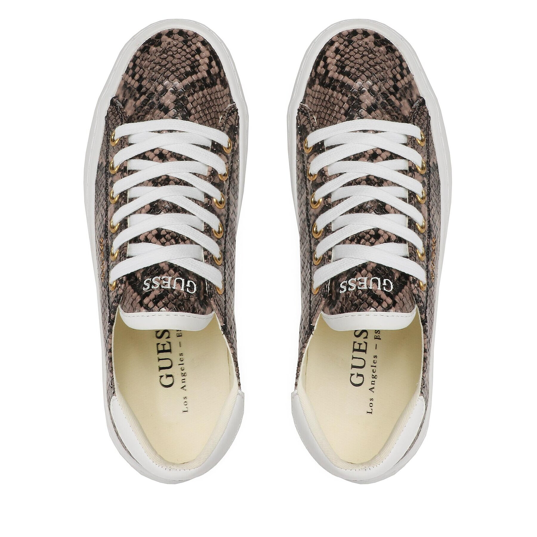 Guess Sneakers Ester Carry Over FL5EST PEL12 Maro - Pled.ro