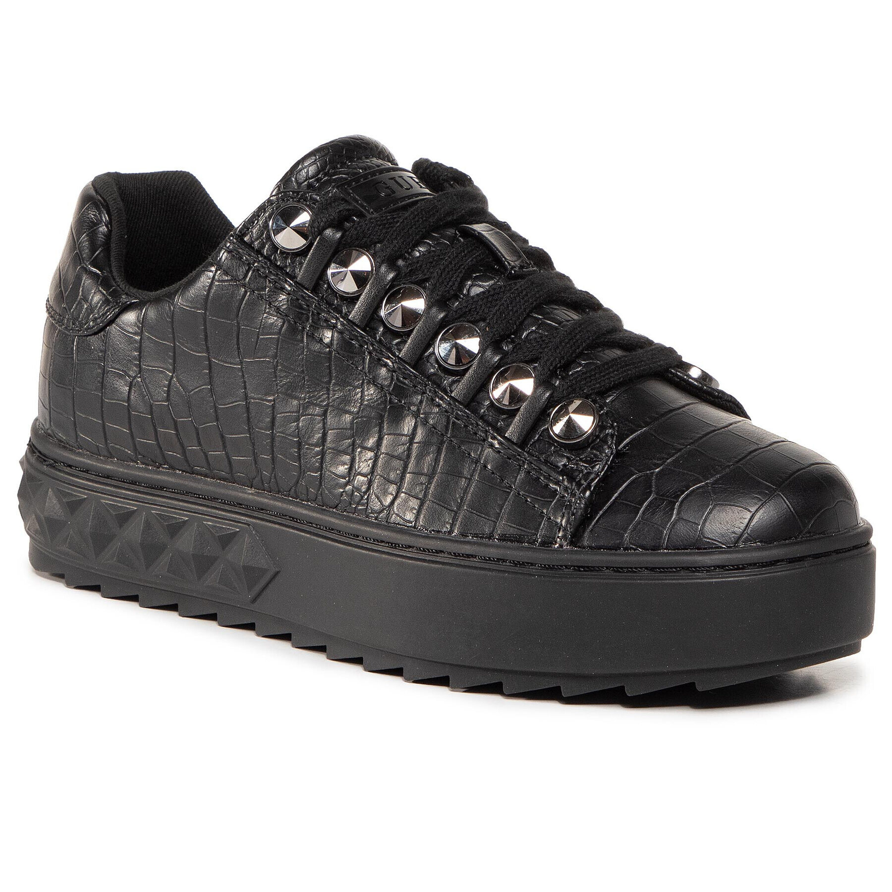 Guess Sneakers Fairest FL8FAI PEL12 Negru - Pled.ro