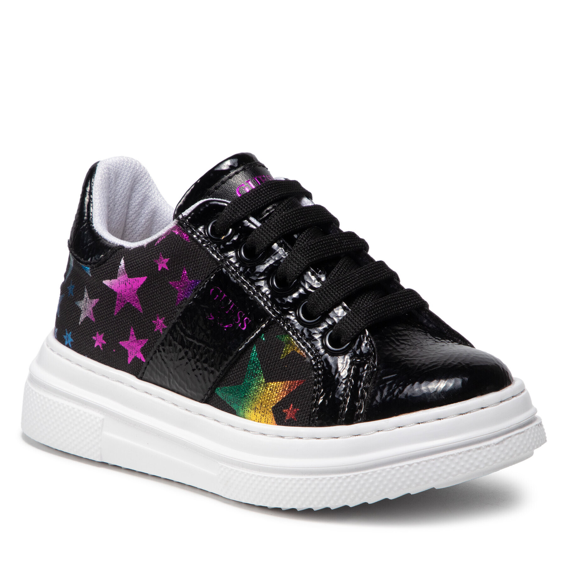 Guess Sneakers Wilma Star FI5WIM FAB12 Negru - Pled.ro