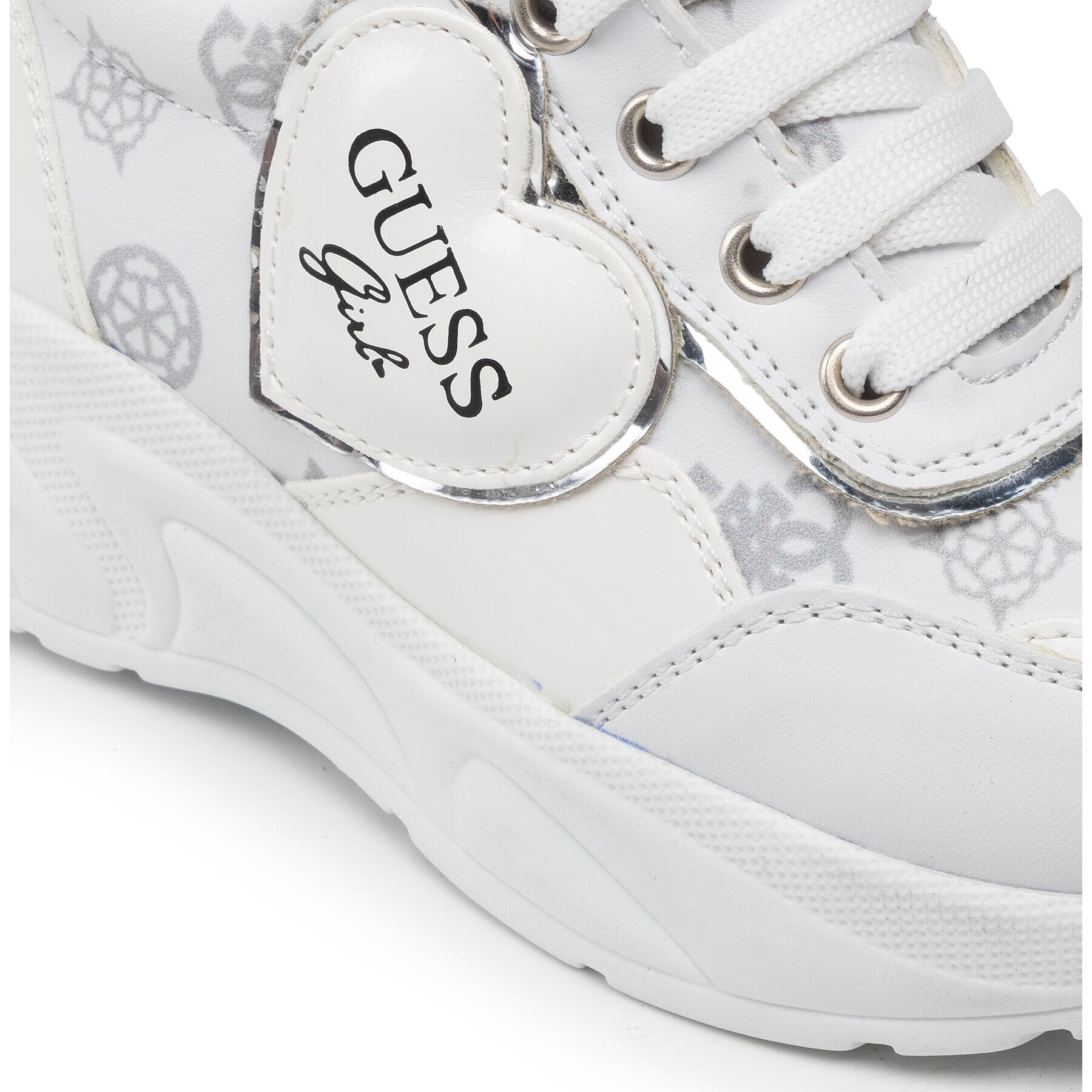 Guess Sneakers FICLA8 FAL12 Alb - Pled.ro