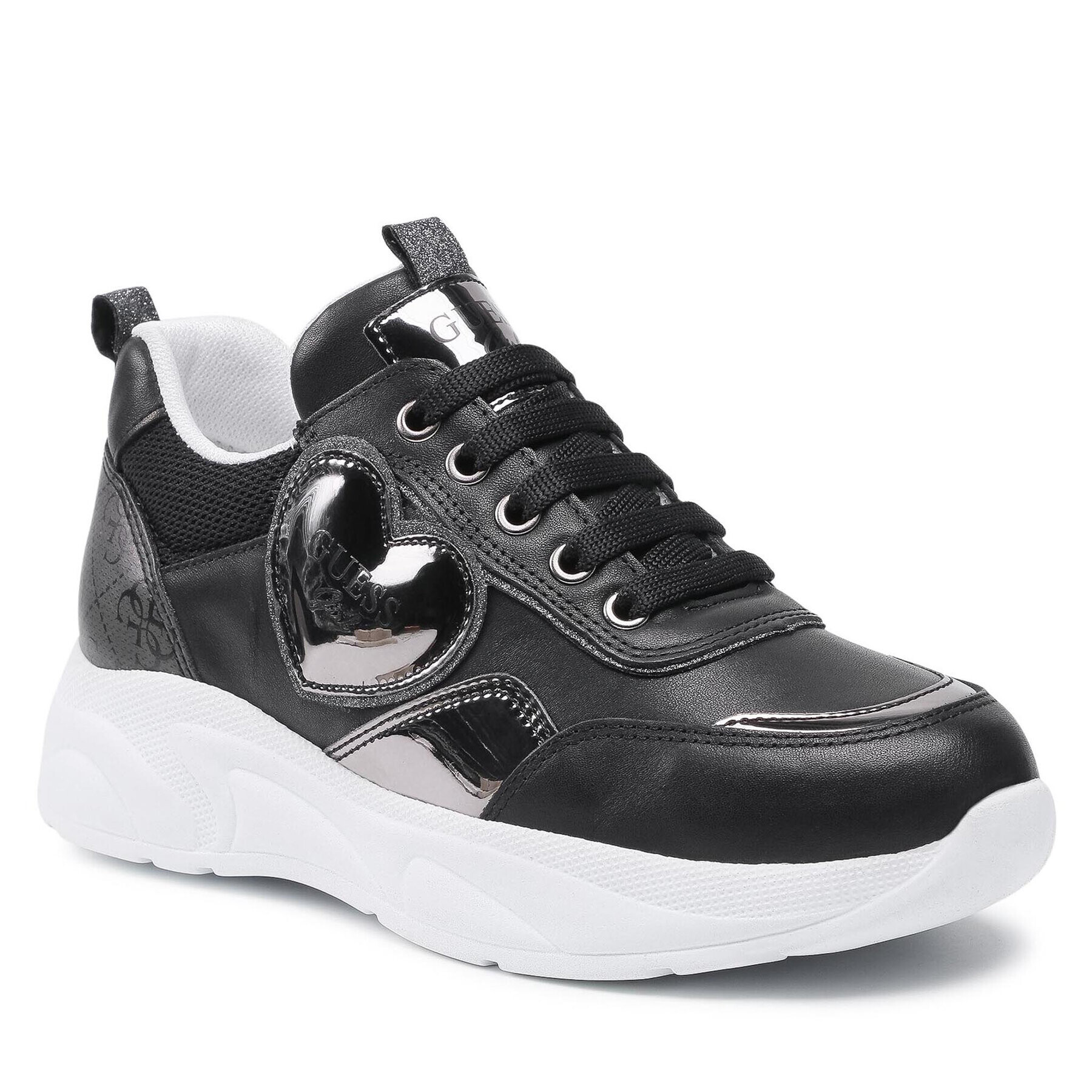 Guess Sneakers FJ7CLA LEA12 Negru - Pled.ro