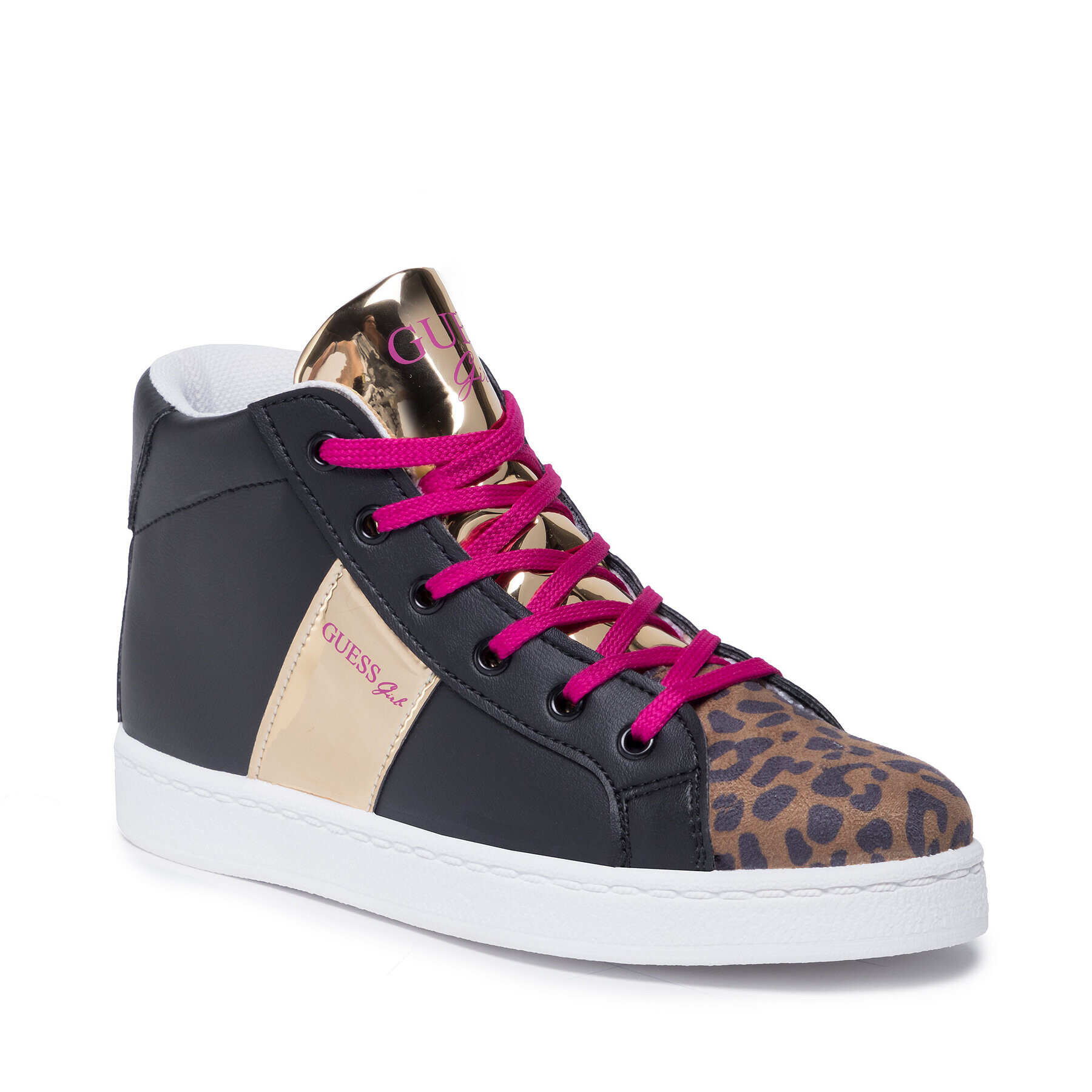 Guess Sneakers FJLYH8 ELE12 Negru - Pled.ro