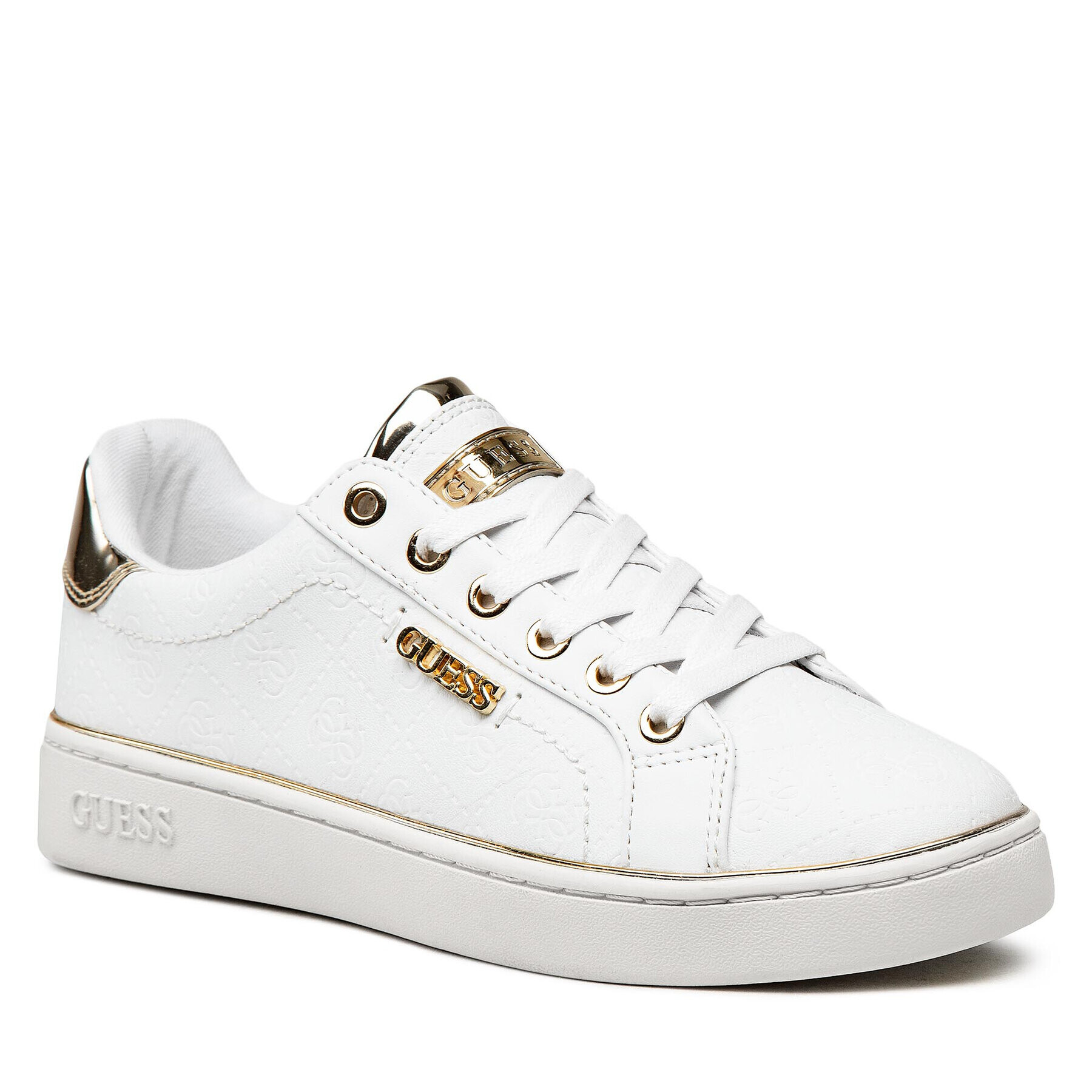 Guess Sneakers FL5BEK FAL12 Alb - Pled.ro