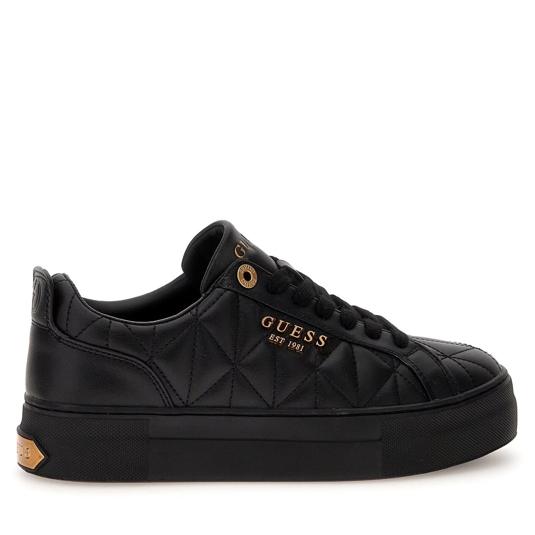 Guess Sneakers FL8GEA ELE12 Negru - Pled.ro