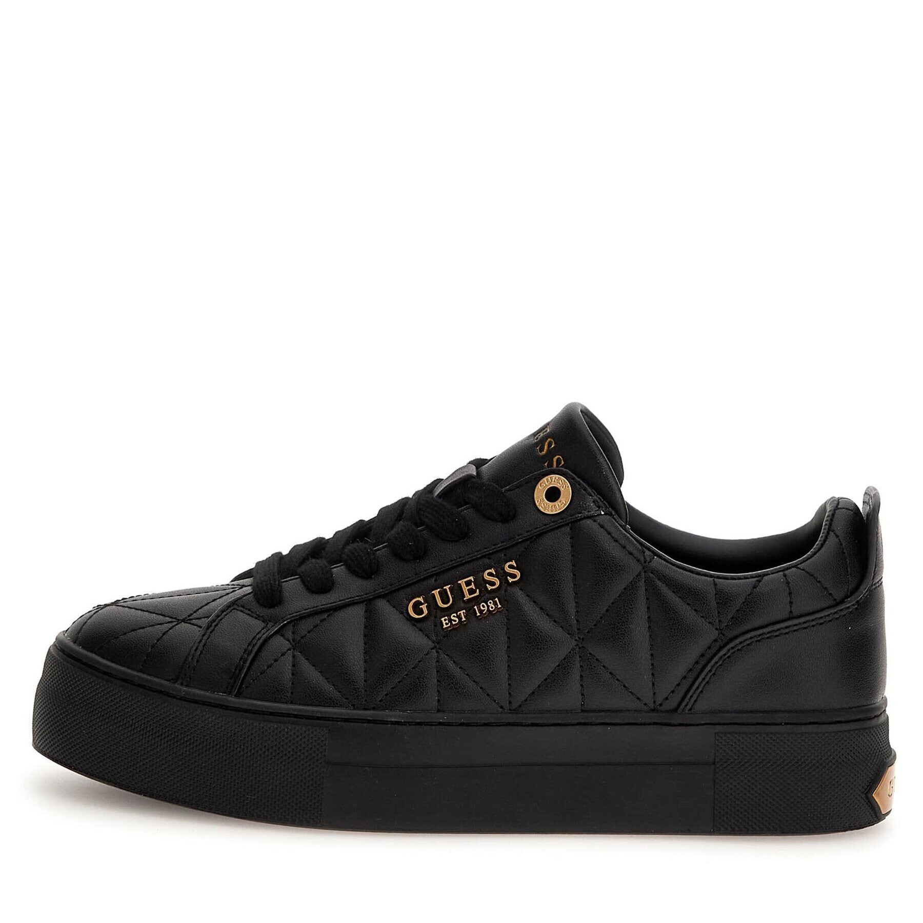 Guess Sneakers FL8GEA ELE12 Negru - Pled.ro