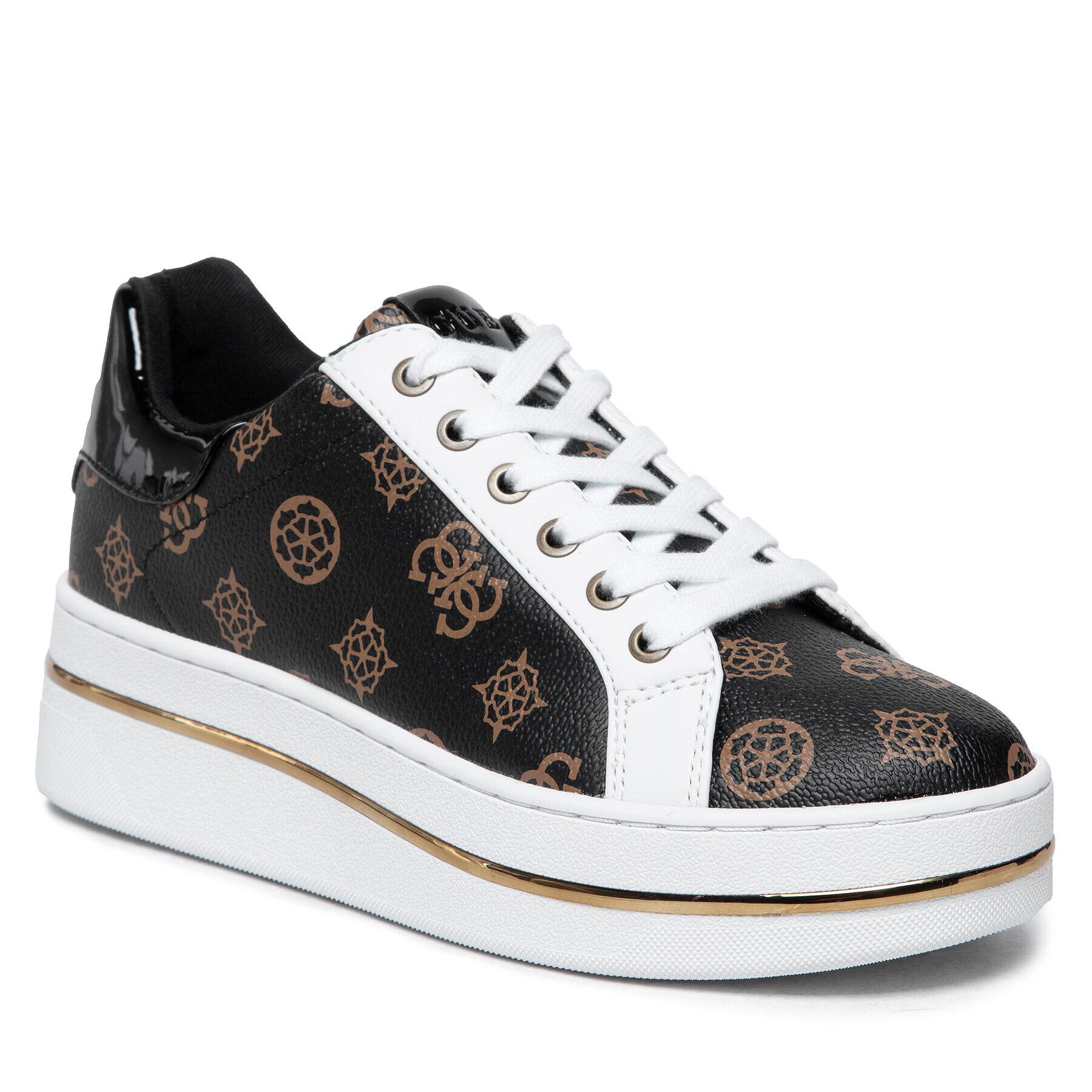 Guess Sneakers FL8NEL FAL12 Maro - Pled.ro