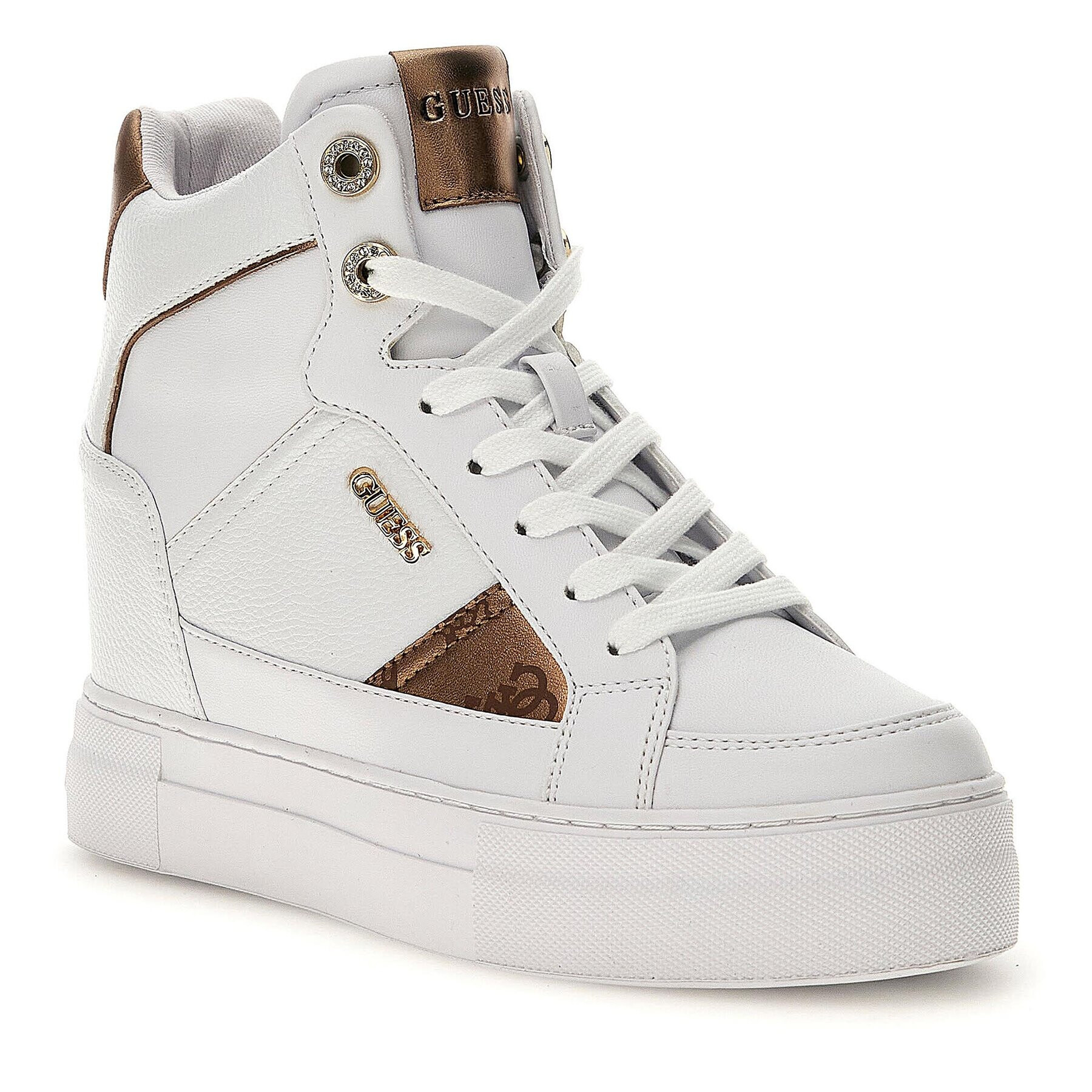 Guess Sneakers Fridan FL7FRI ELE12 Alb - Pled.ro