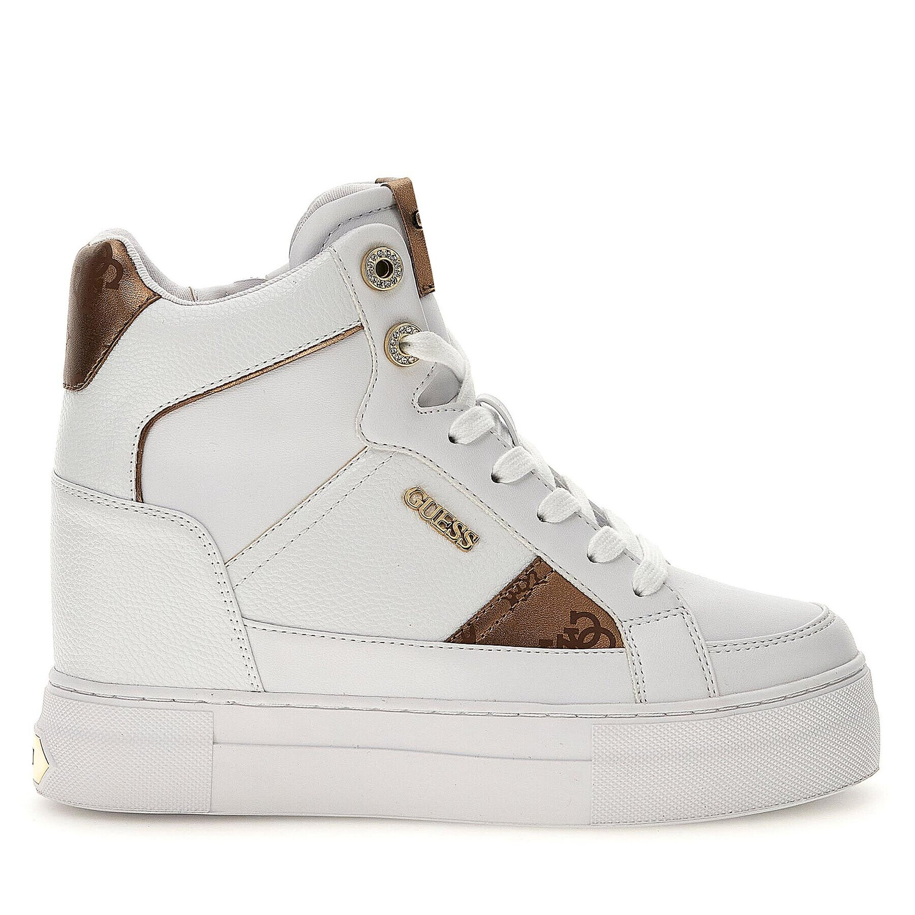 Guess Sneakers Fridan FL7FRI ELE12 Alb - Pled.ro