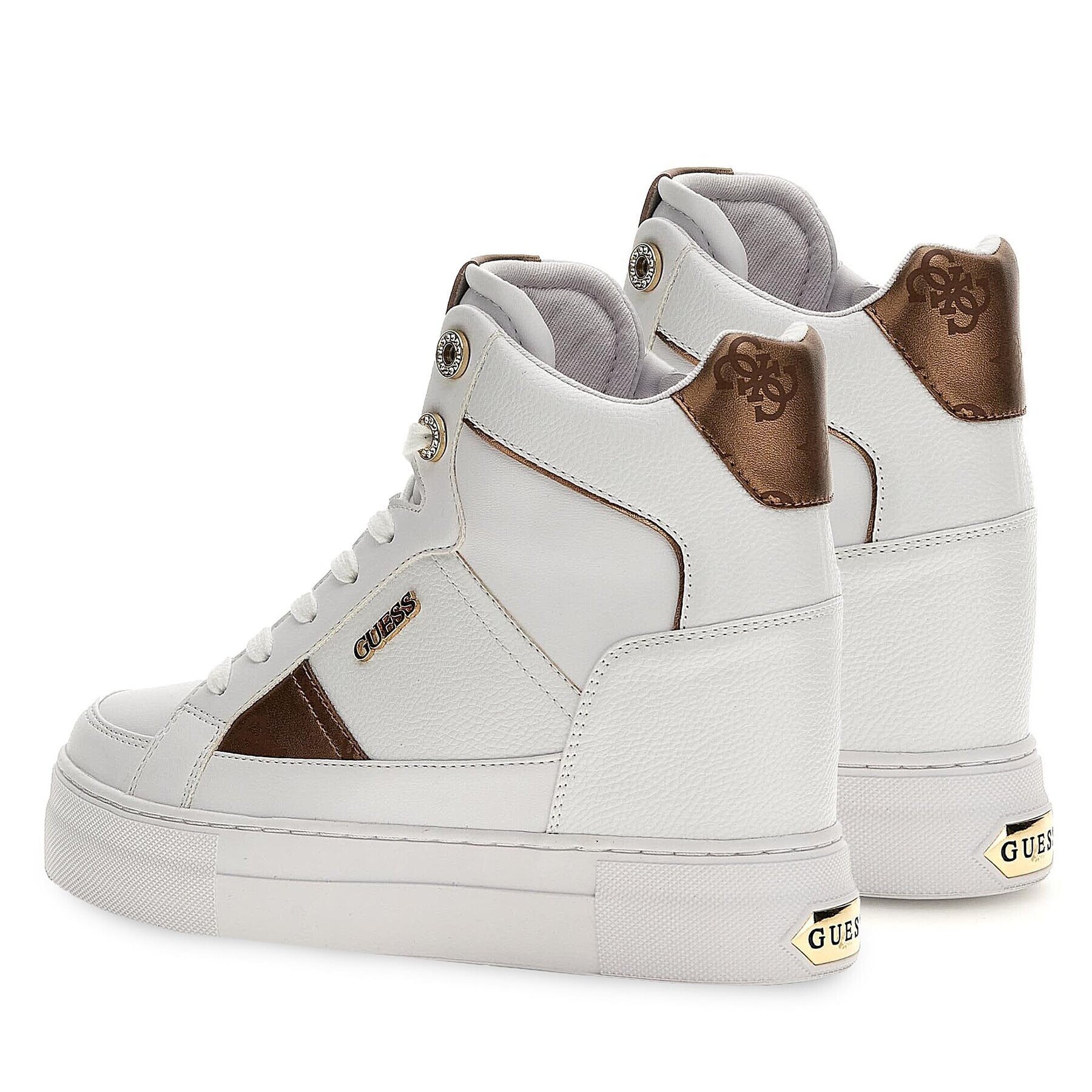 Guess Sneakers Fridan FL7FRI ELE12 Alb - Pled.ro