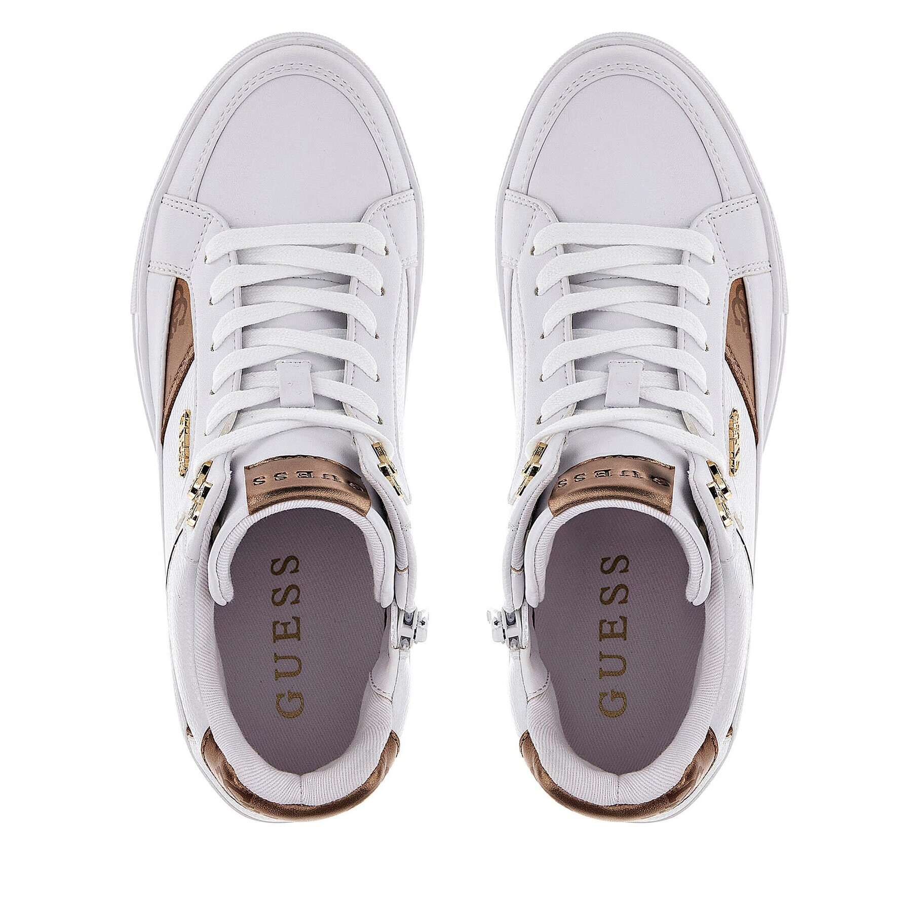 Guess Sneakers Fridan FL7FRI ELE12 Alb - Pled.ro