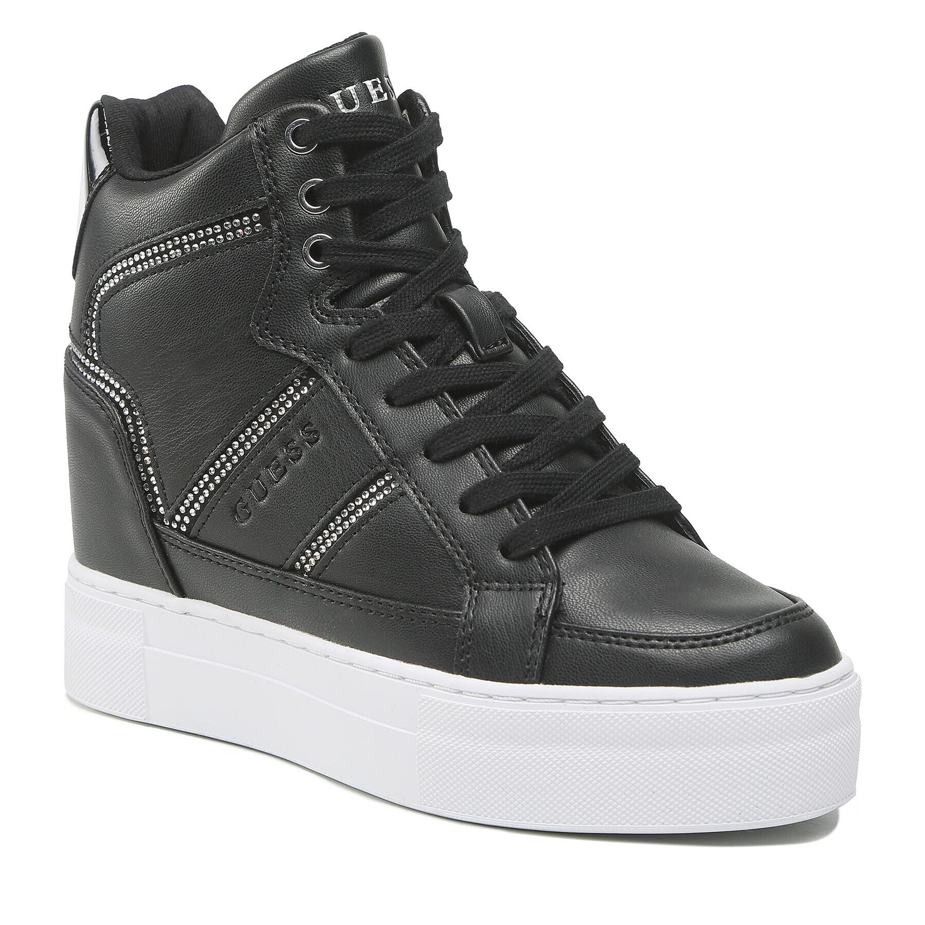 Guess Sneakers Giala FL5ALA ELE12 Negru - Pled.ro