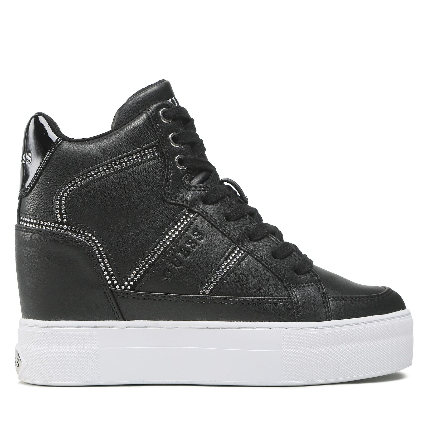 Guess Sneakers Giala FL5ALA ELE12 Negru - Pled.ro