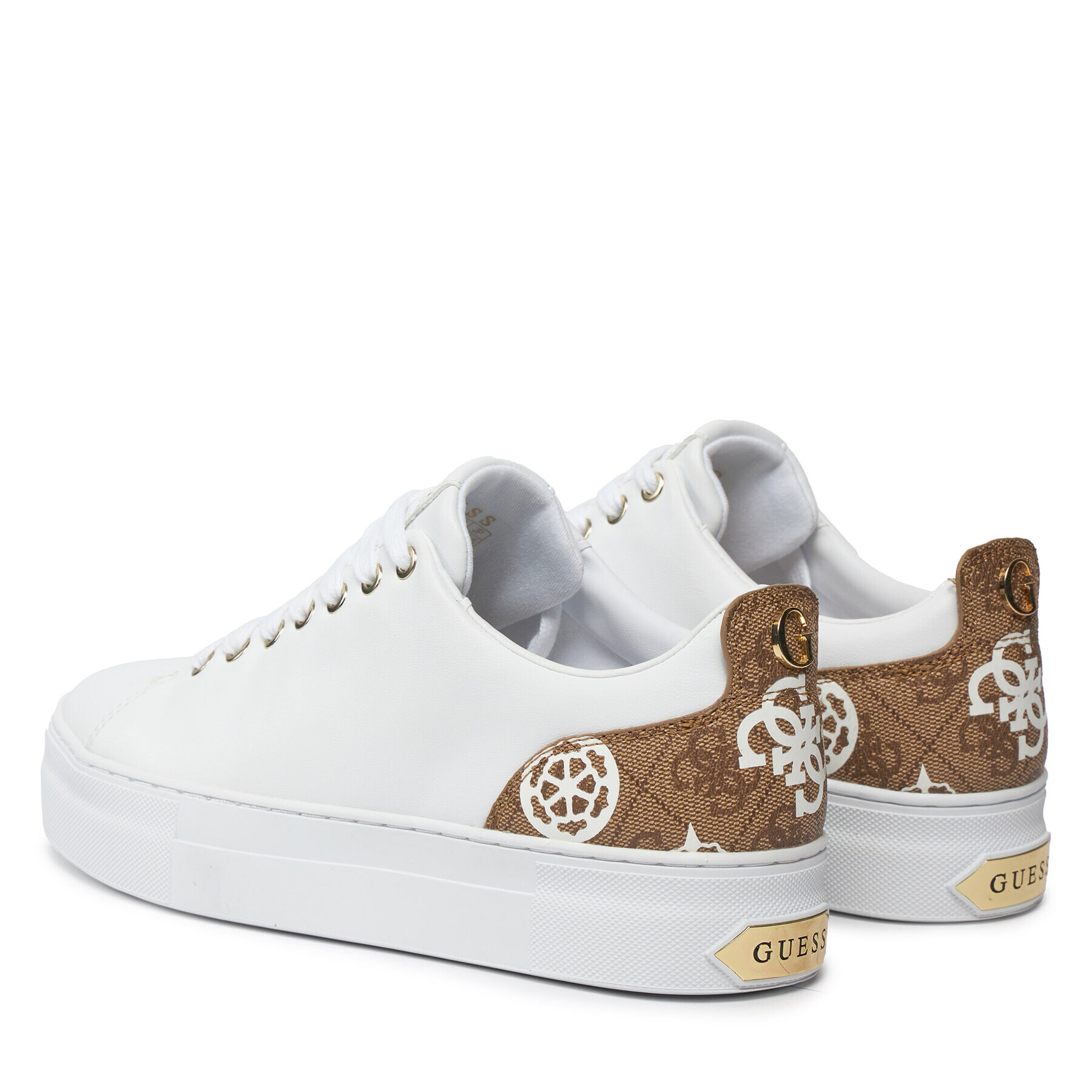 Guess Sneakers Gianele4 FLPGN4 ELE12 Alb - Pled.ro