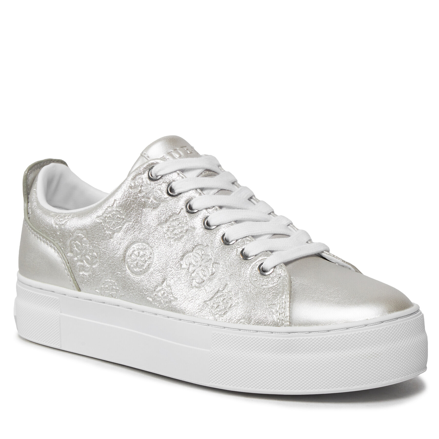 Guess Sneakers Gianele4 FLPGN4 LEL12 Argintiu - Pled.ro