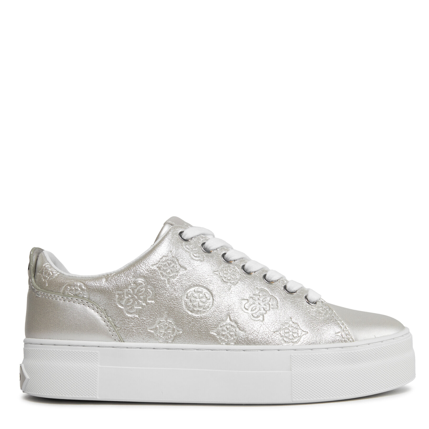 Guess Sneakers Gianele4 FLPGN4 LEL12 Argintiu - Pled.ro