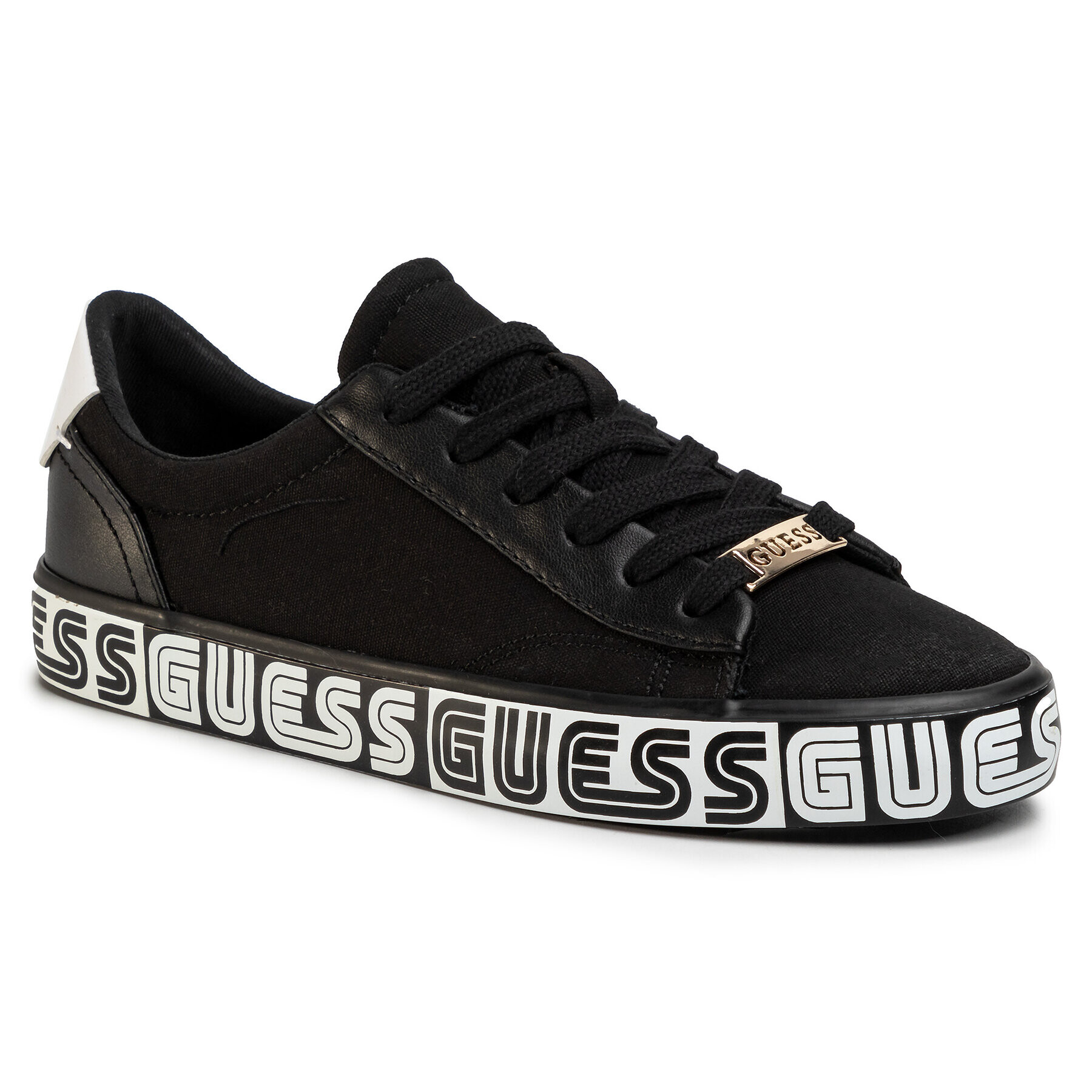 Guess Sneakers Greha6 FL6GR6 FAB12 Negru - Pled.ro