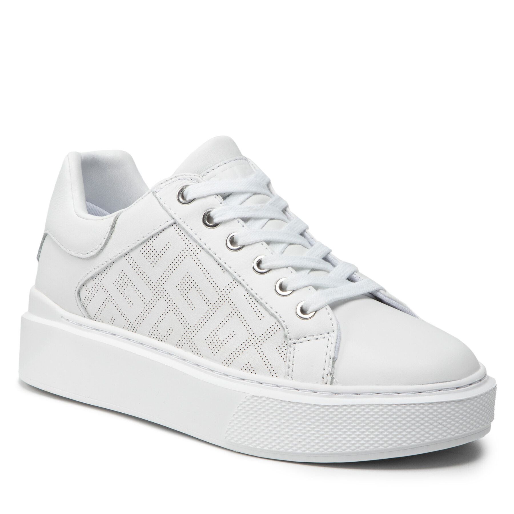 Guess Sneakers Ivee FL5IVE ELE12 Alb - Pled.ro