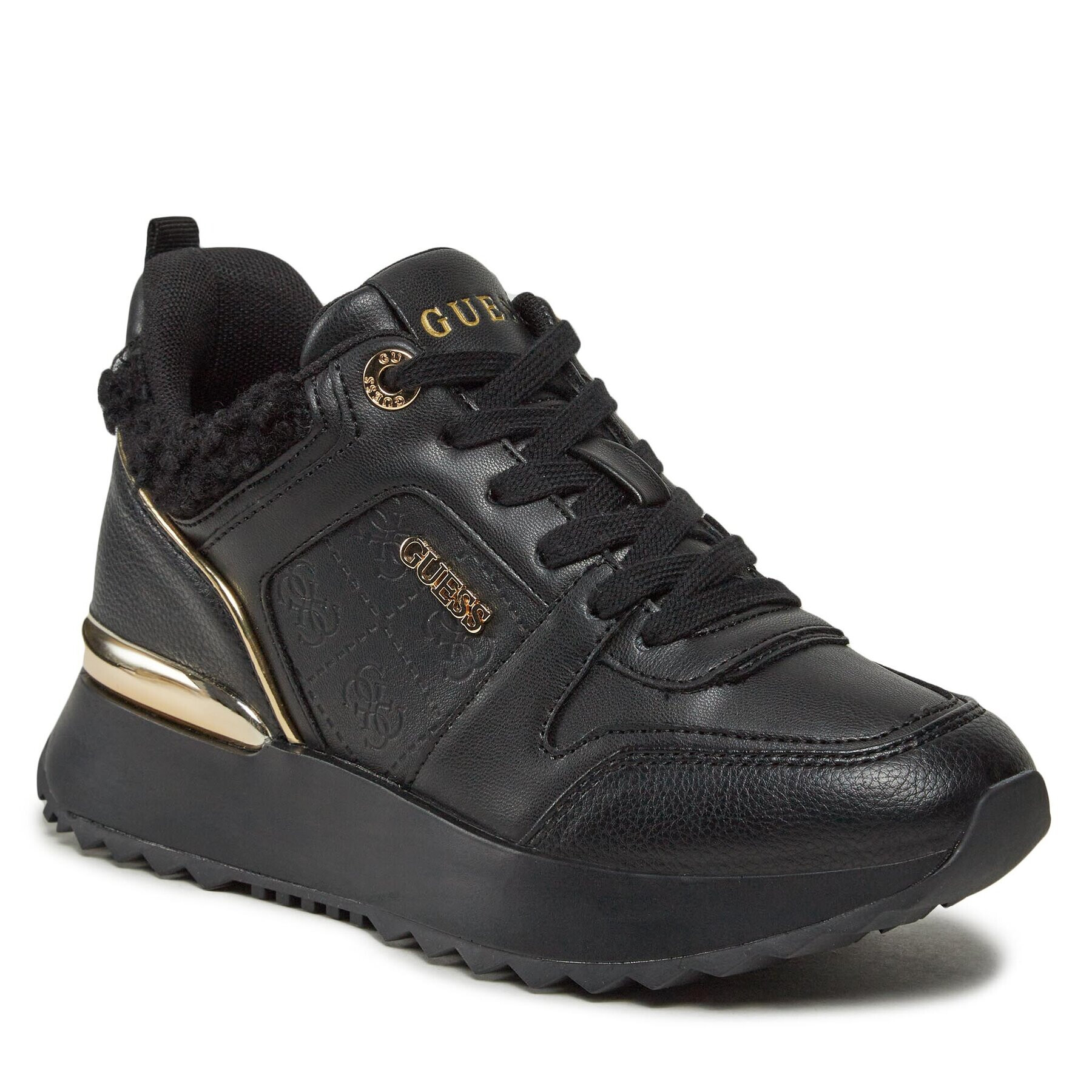 Guess Sneakers Kaddy2 FL8DD2 ELE12 Negru - Pled.ro