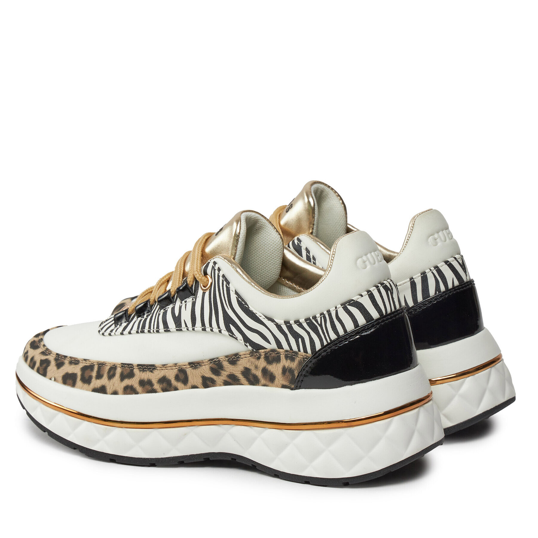 Guess Sneakers Kyra FLPKYR ESU12 Alb - Pled.ro