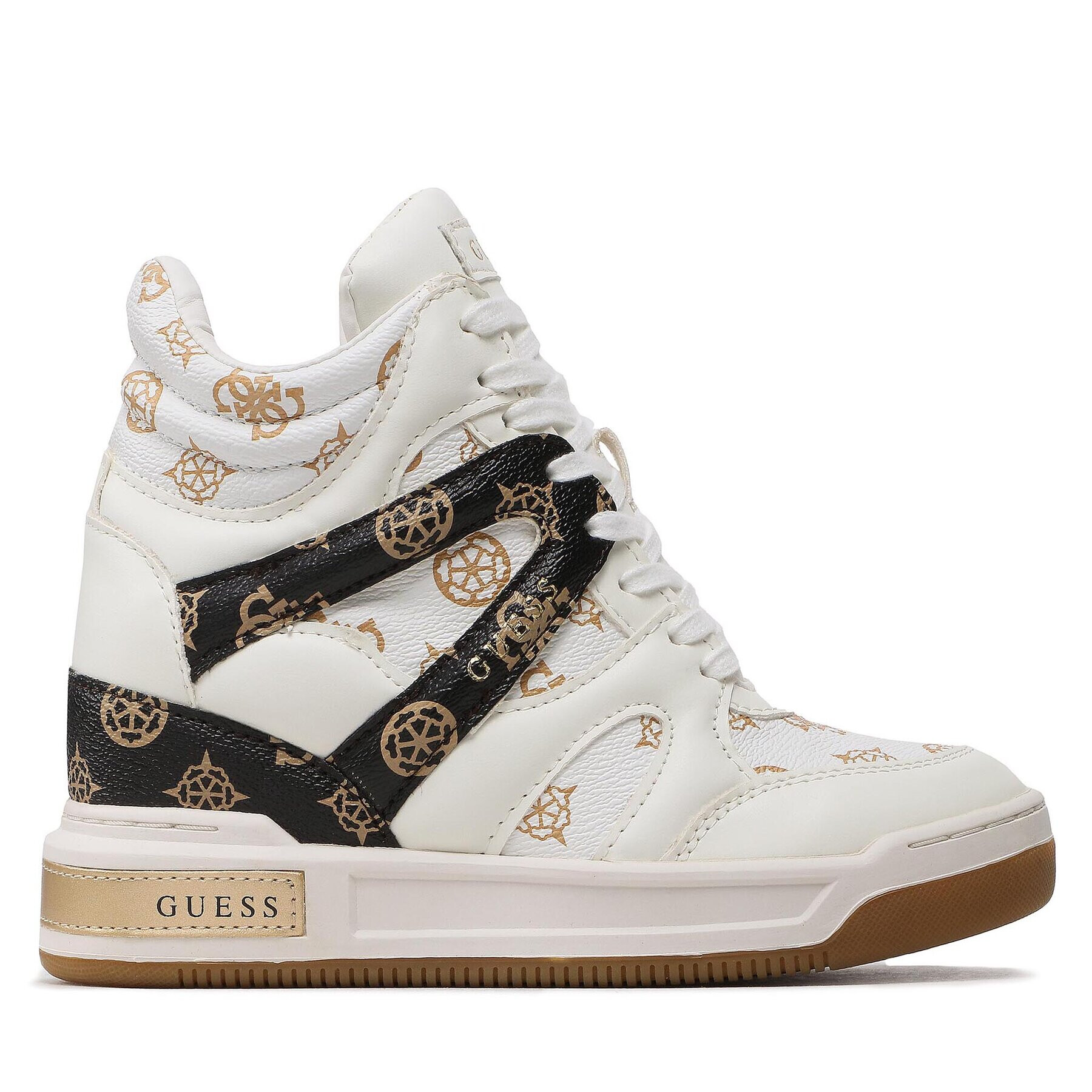 Guess Sneakers Lisa FL5LIS FAL12 Alb - Pled.ro