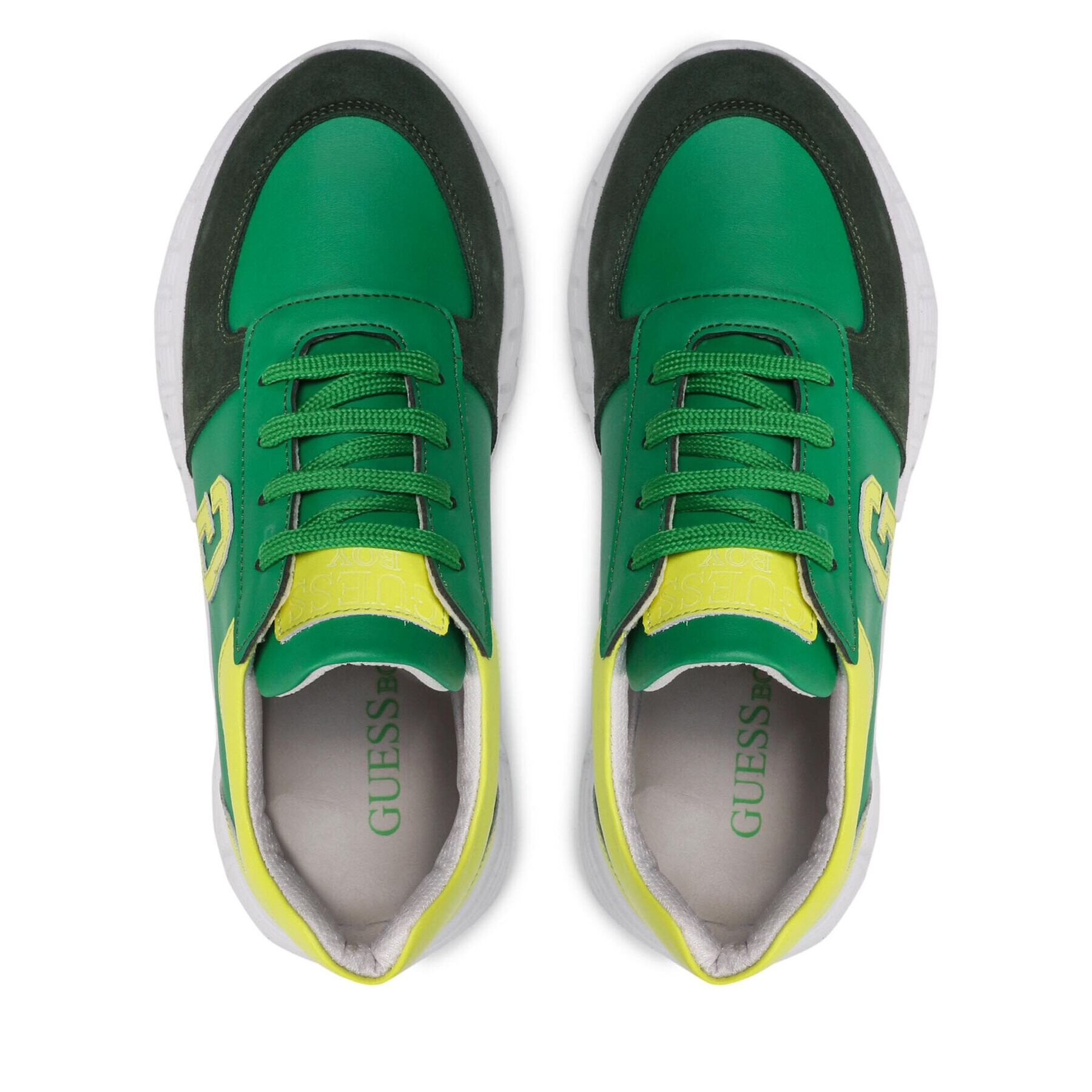 Guess Sneakers Luigi FJ6LUI ELE12 Verde - Pled.ro