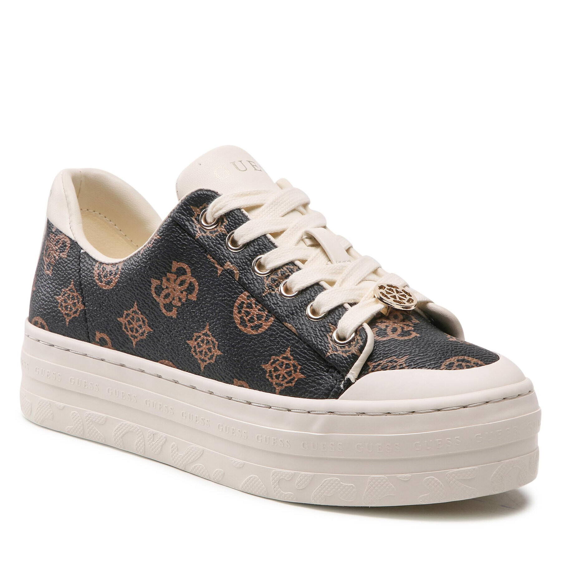 Guess Sneakers Lullu2 FL7LL3 FAL12 Maro - Pled.ro