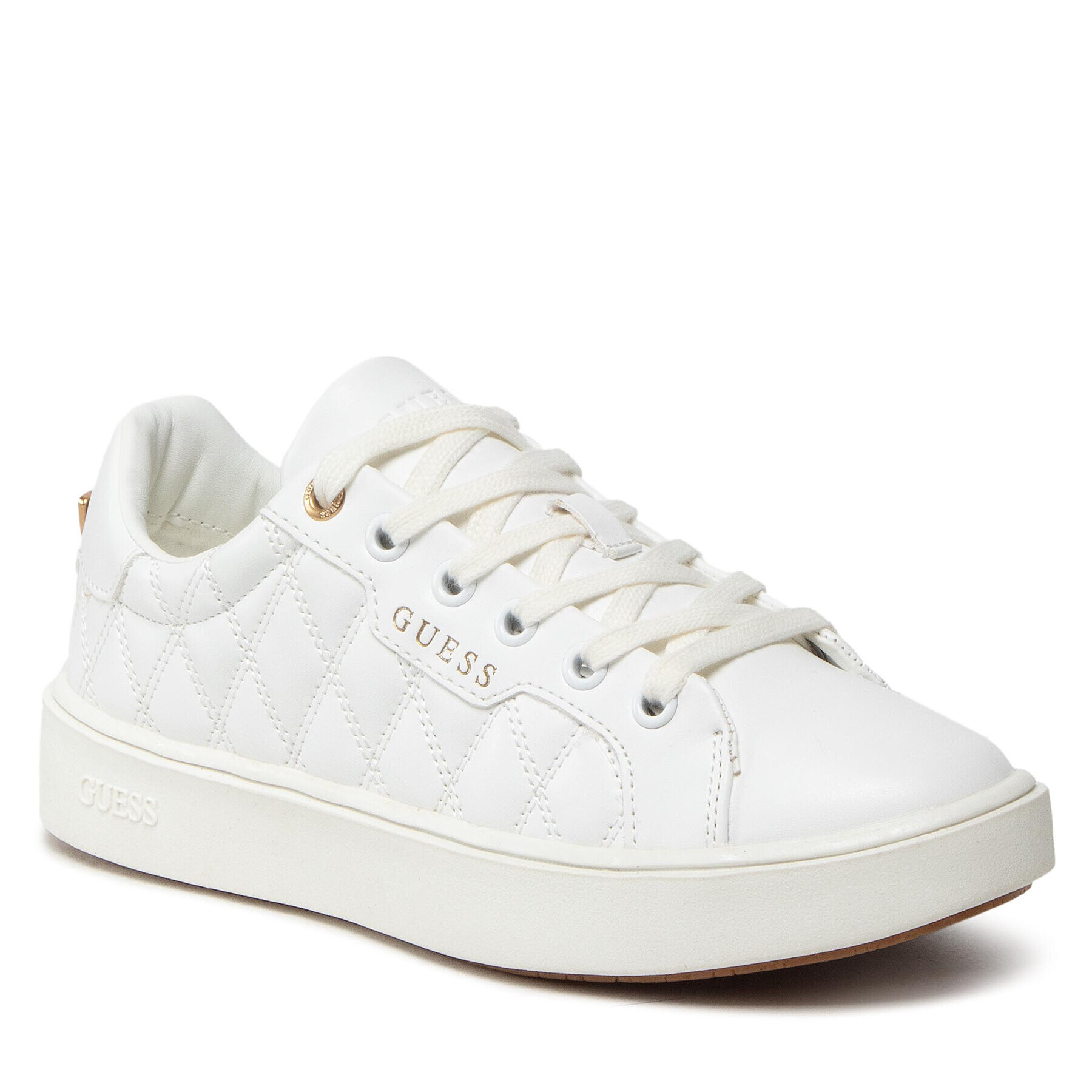 Guess Sneakers Melanie FL7MEL ELE12 Alb - Pled.ro