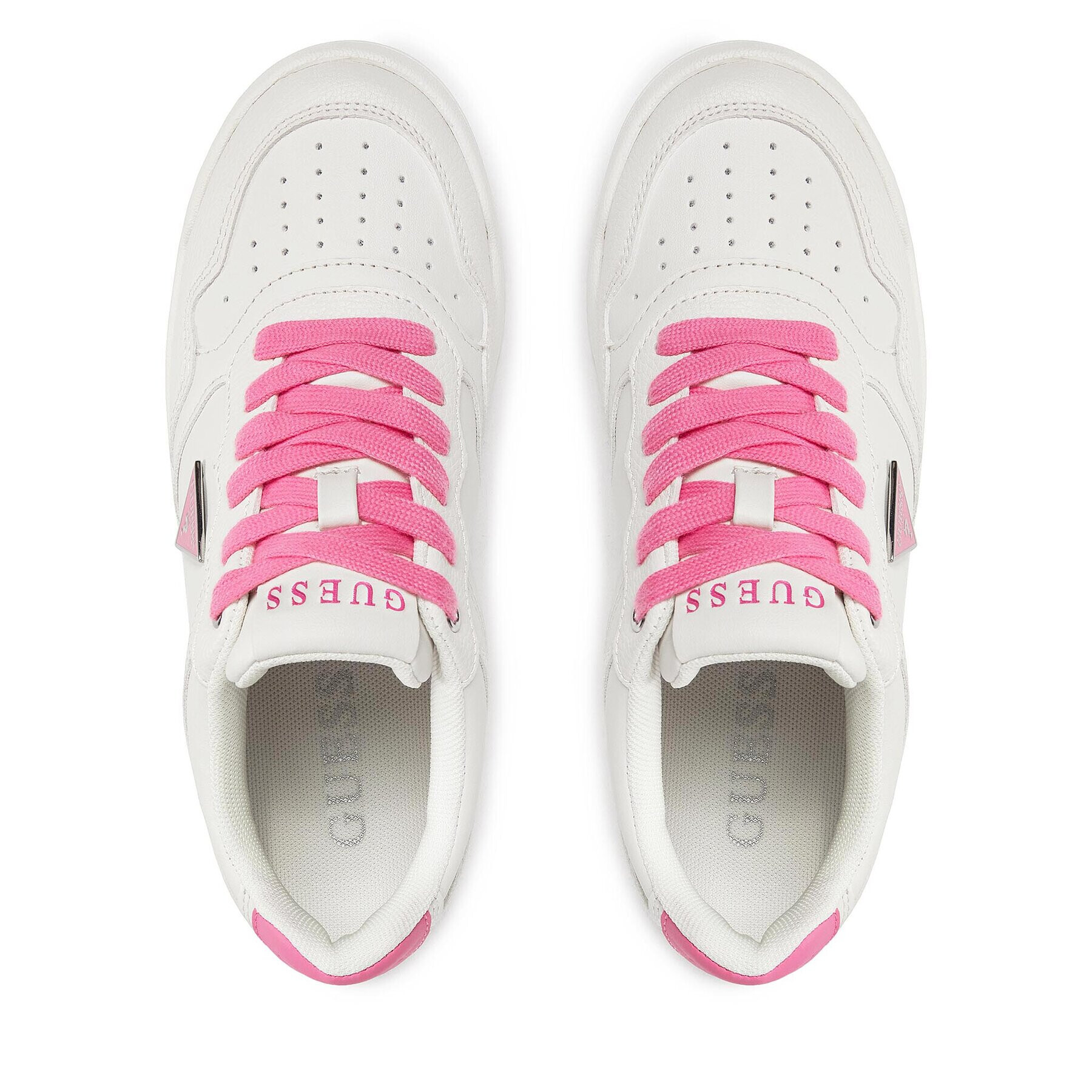 Guess Sneakers Miram FLPMIR ELE12 Alb - Pled.ro