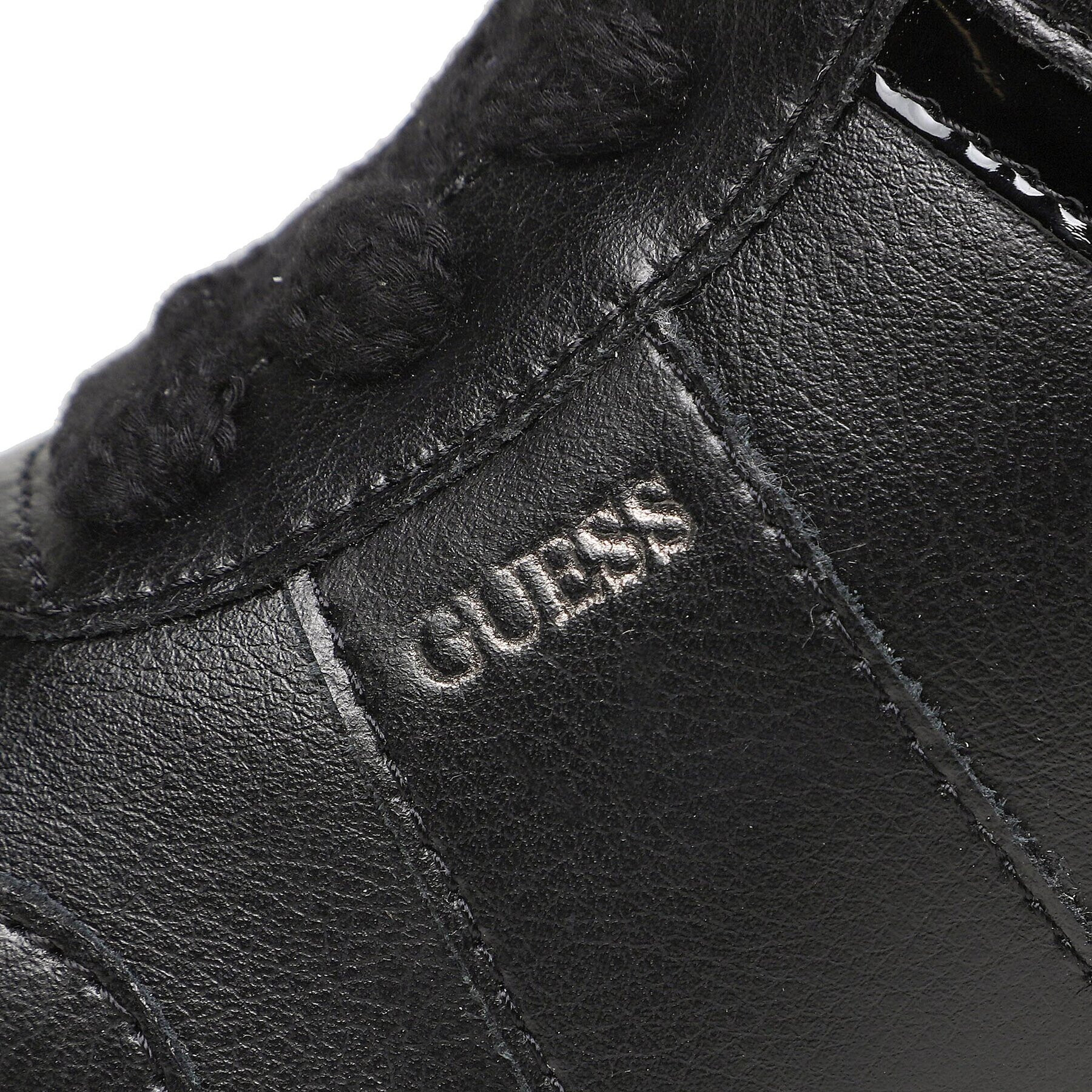 Guess Sneakers Morens FL7MRN LEA12 Negru - Pled.ro