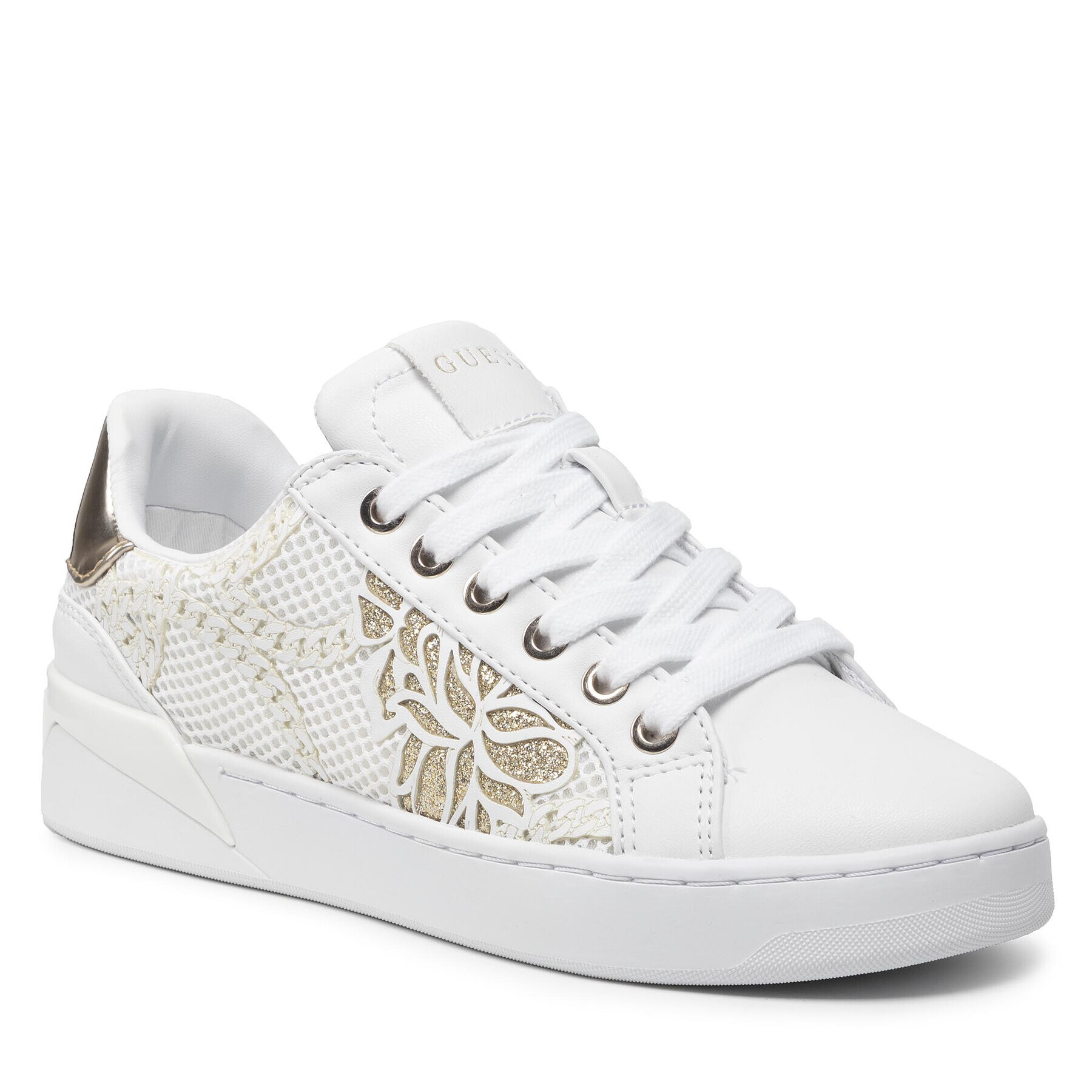 Guess Sneakers Refresh2 FL5RF2 FAB12 Alb - Pled.ro