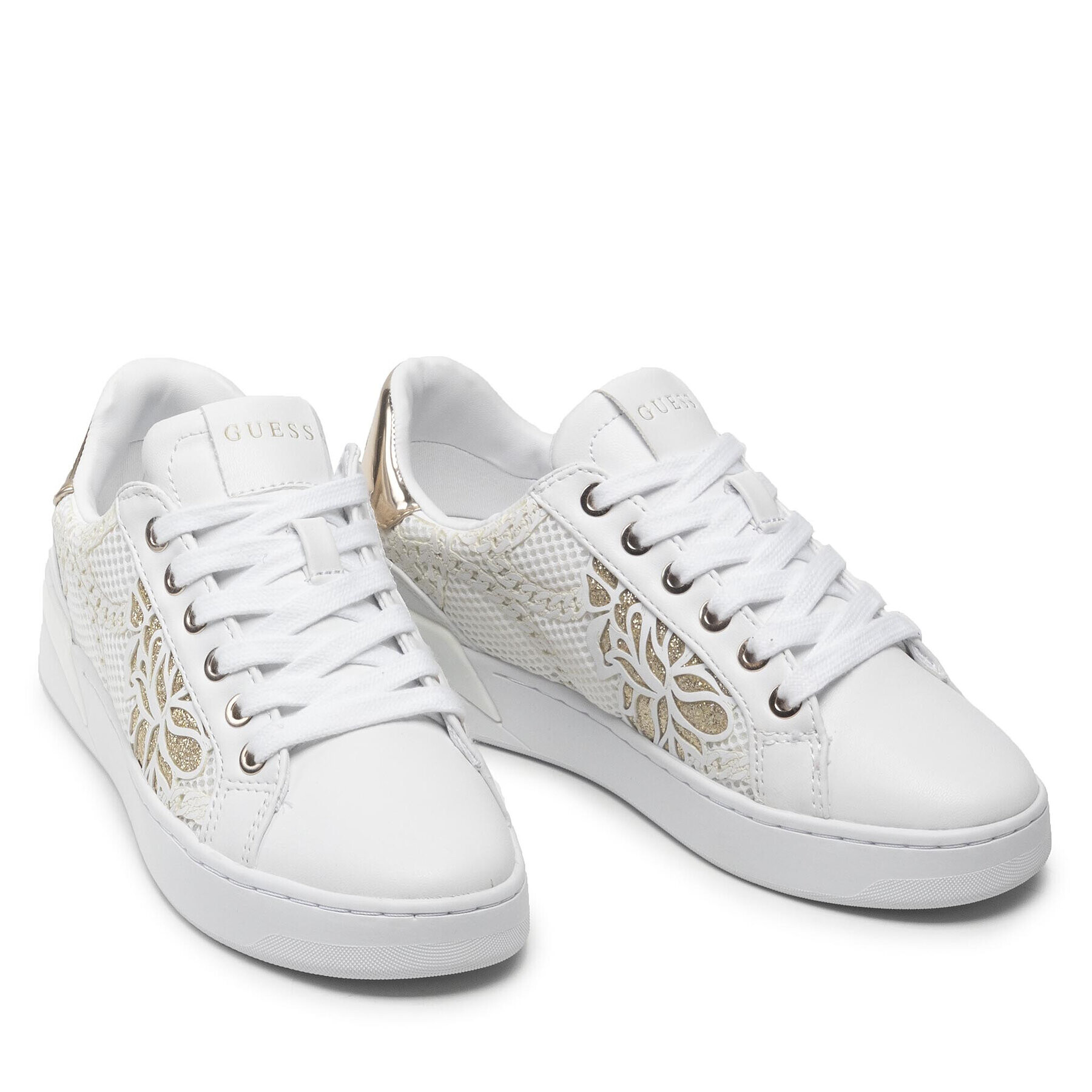 Guess Sneakers Refresh2 FL5RF2 FAB12 Alb - Pled.ro