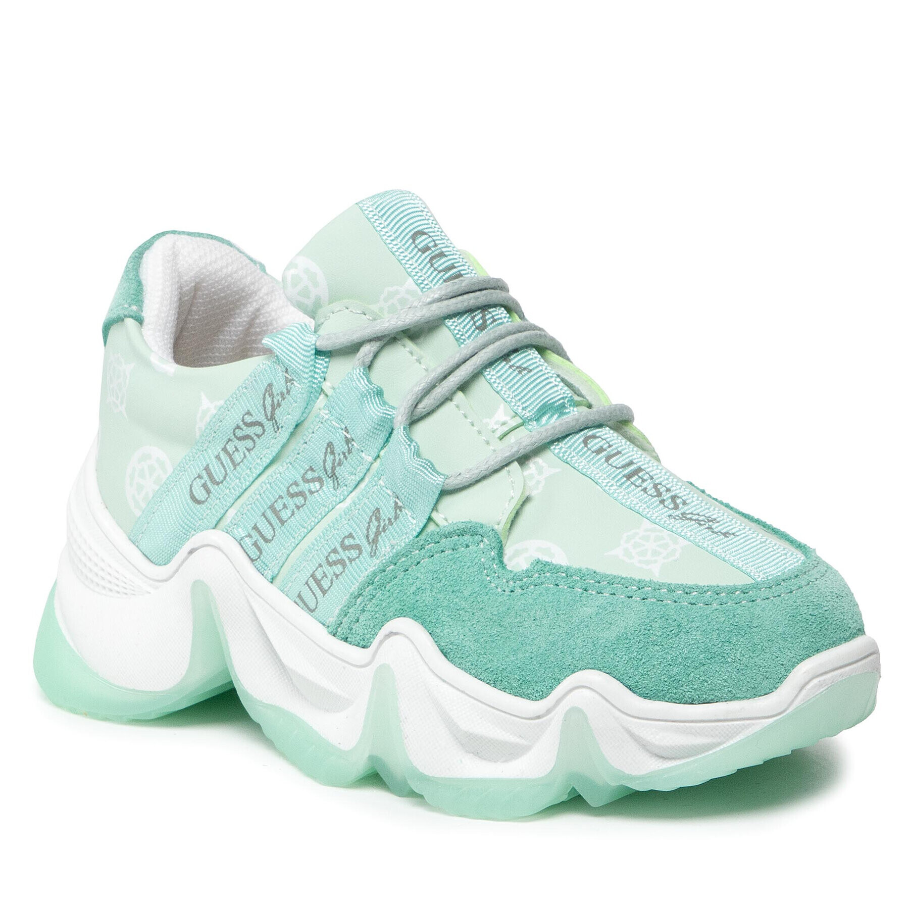 Guess Sneakers Renata FI5REN ELE12 Verde - Pled.ro