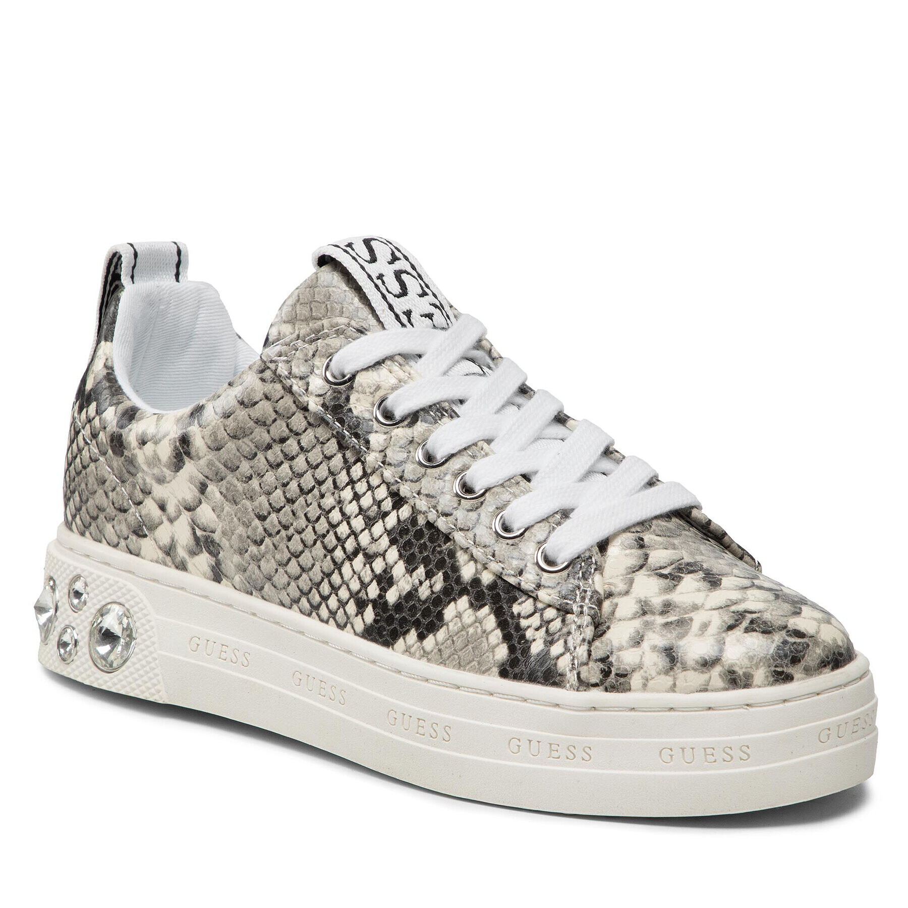 Guess Sneakers Rivet2 FL6R2V PEL12 Gri - Pled.ro