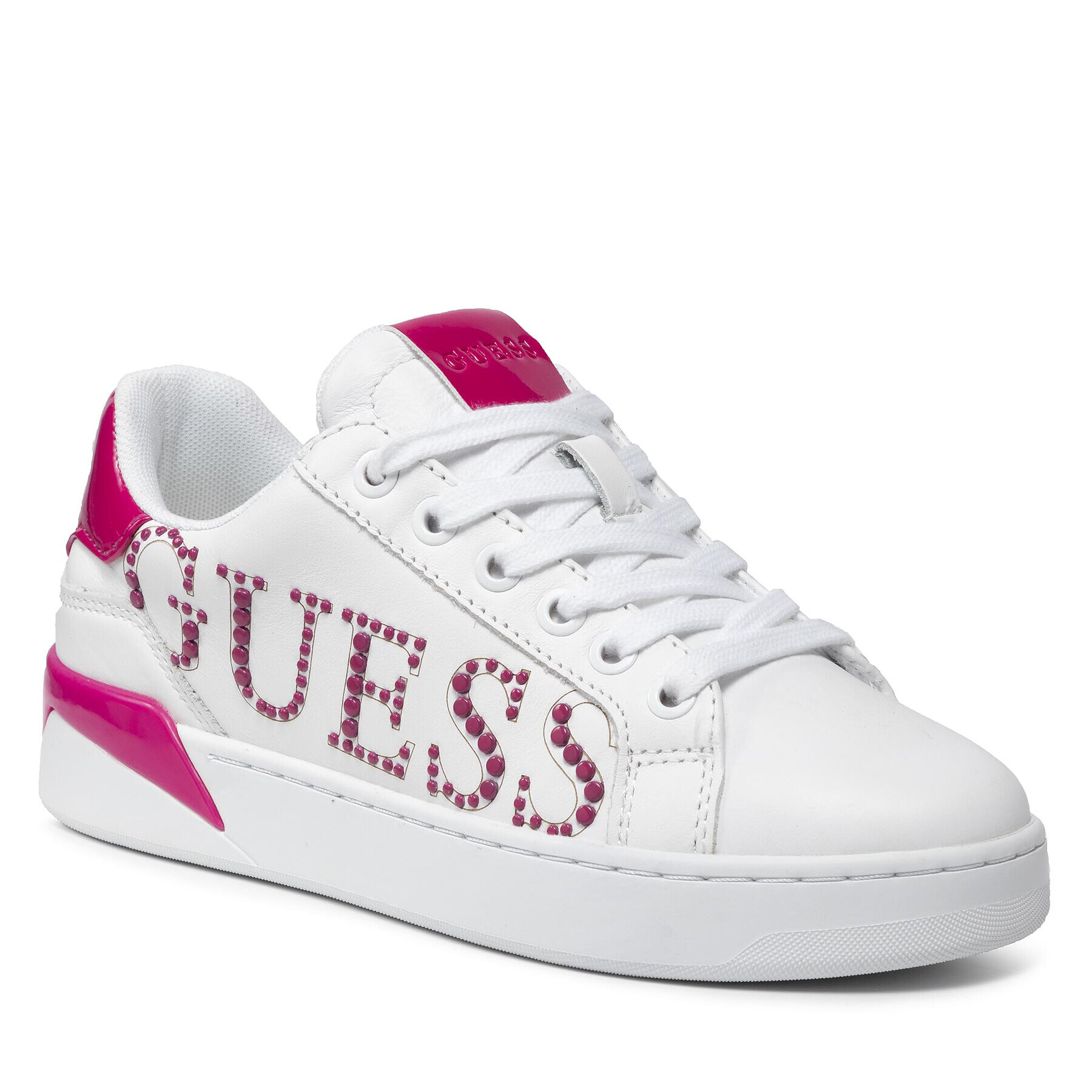 Guess Sneakers Rorii FL7ROR ELE12 Alb - Pled.ro