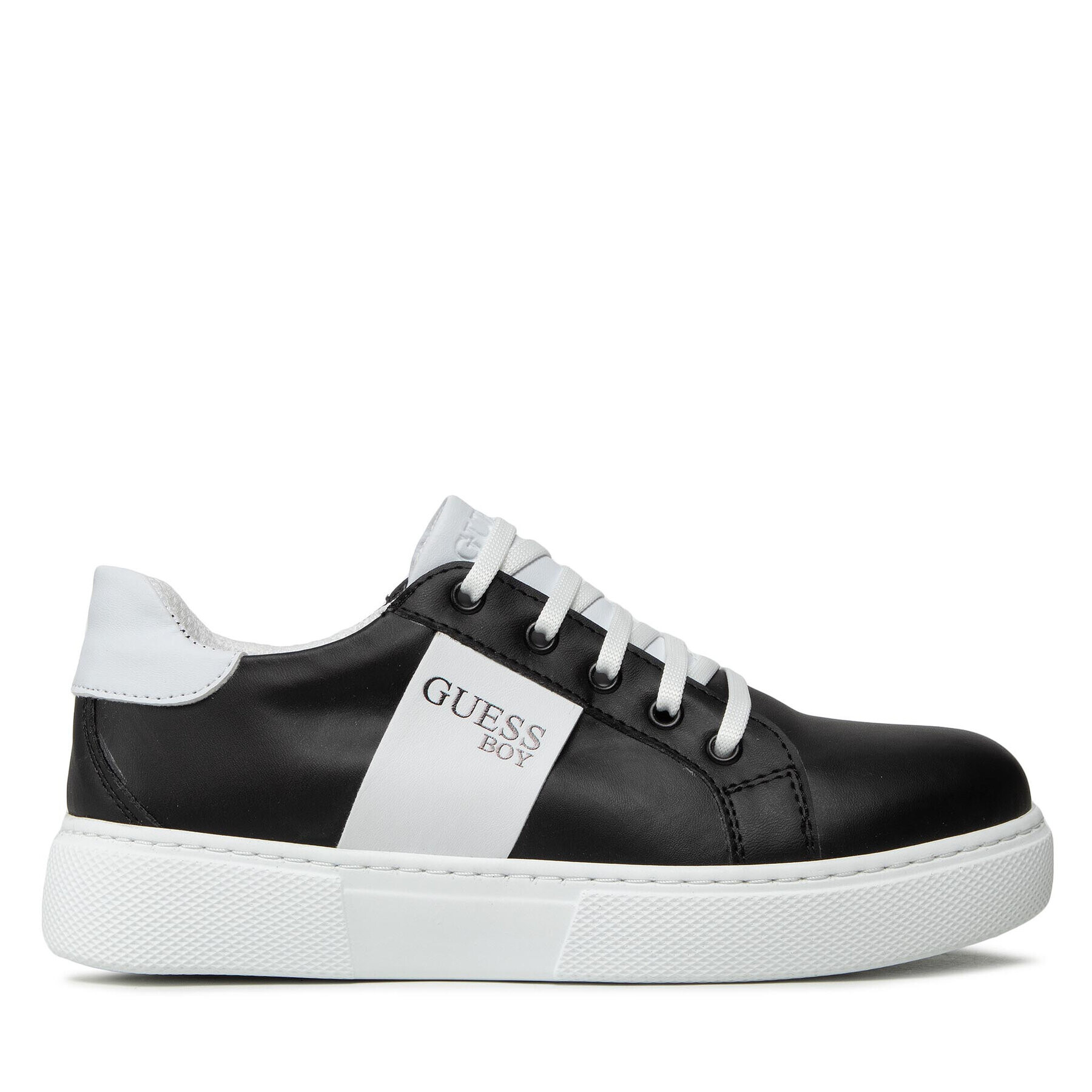 Guess Sneakers Snekaer Cupsole Low FJ6ELI ELE12 Negru - Pled.ro