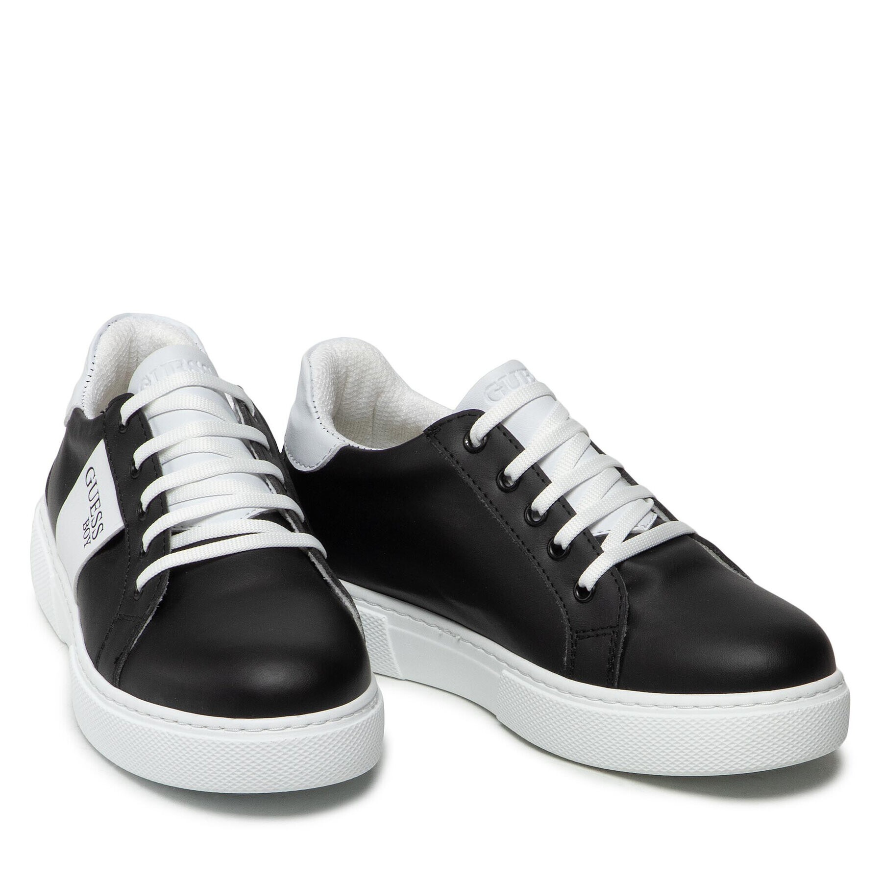 Guess Sneakers Snekaer Cupsole Low FJ6ELI ELE12 Negru - Pled.ro