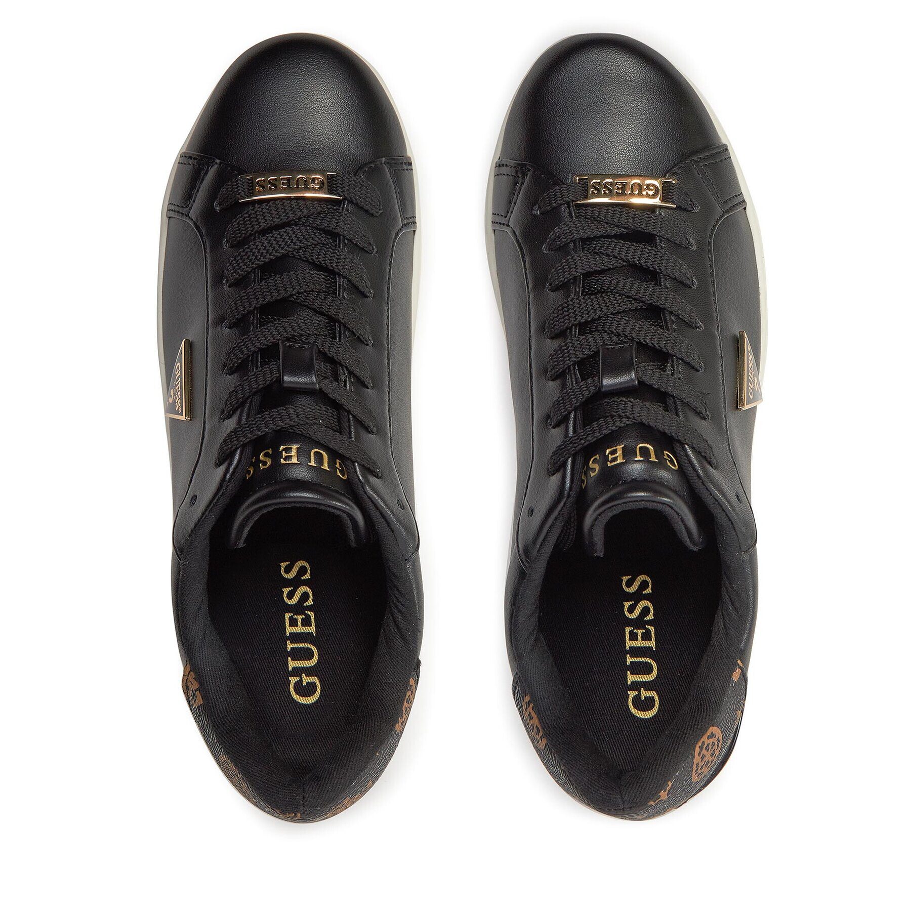 Guess Sneakers Willen FLPWLL ELE12 Negru - Pled.ro